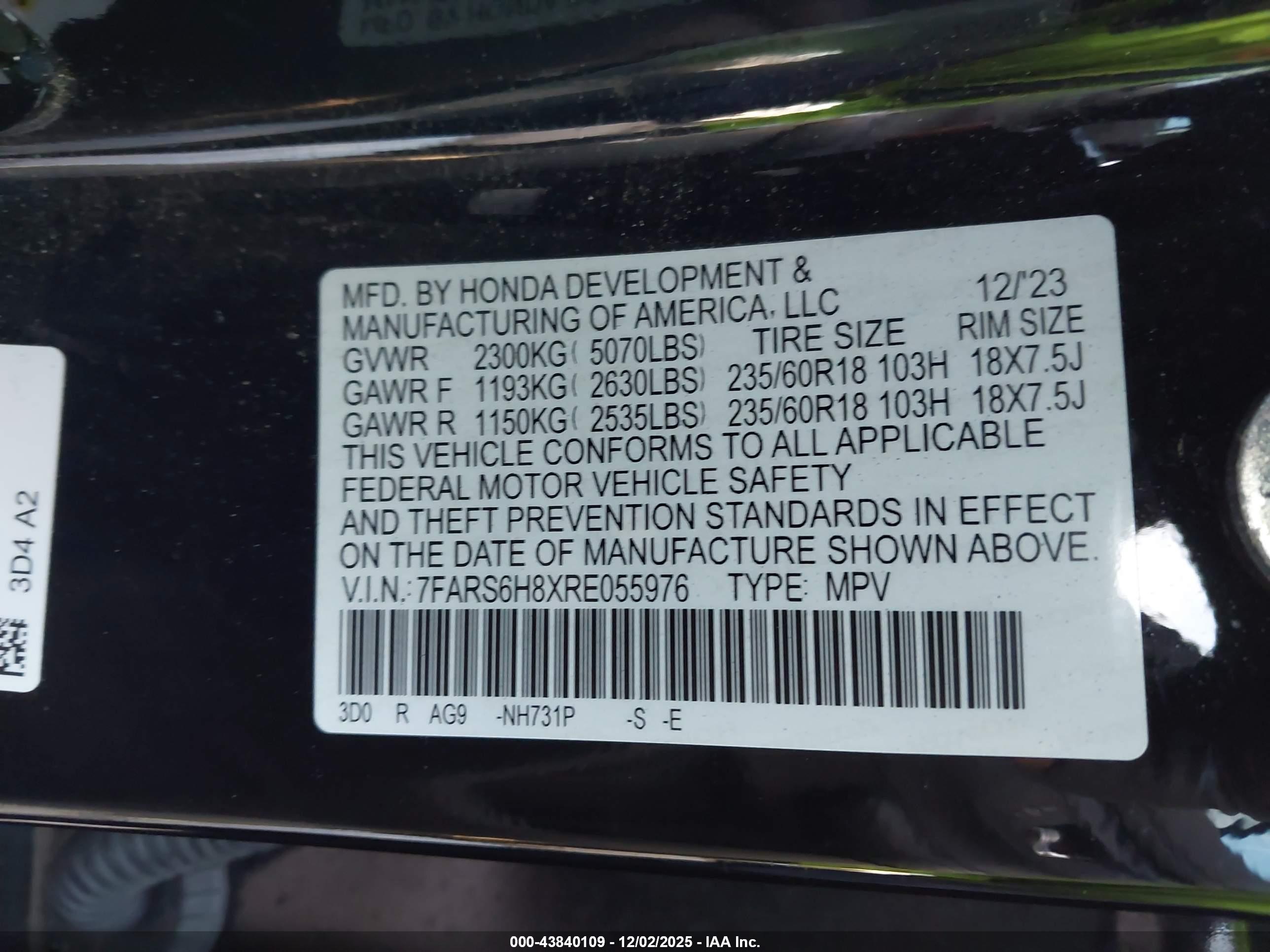 HONDA CR-V image 9