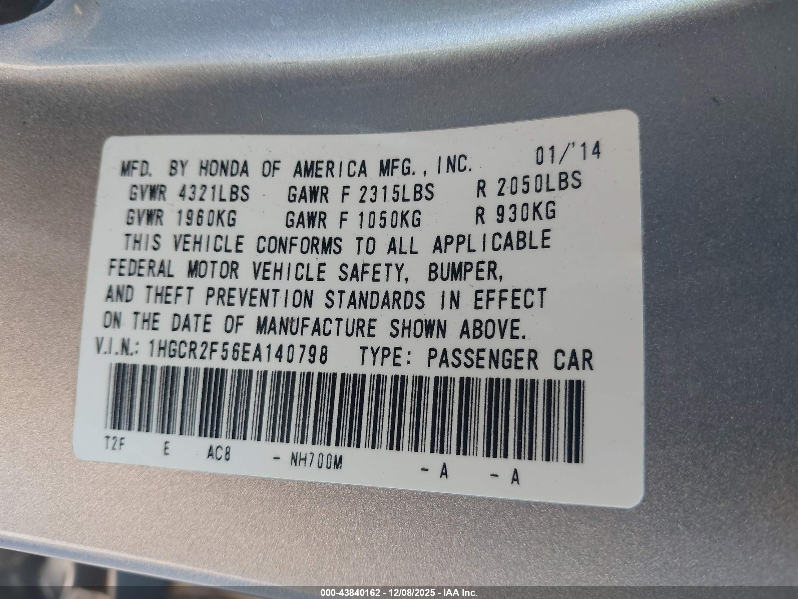 HONDA ACCORD image 9