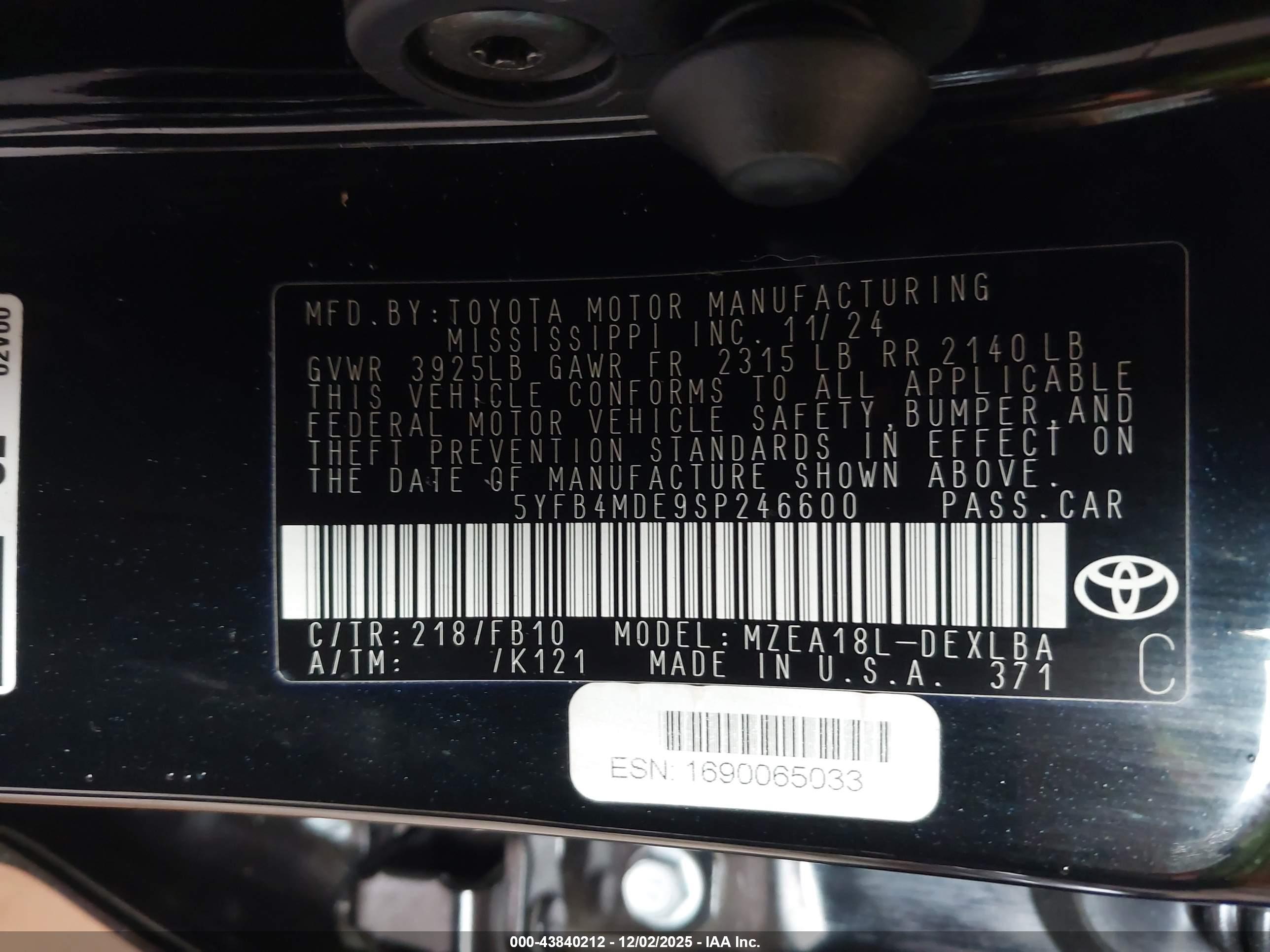 TOYOTA COROLLA image 9