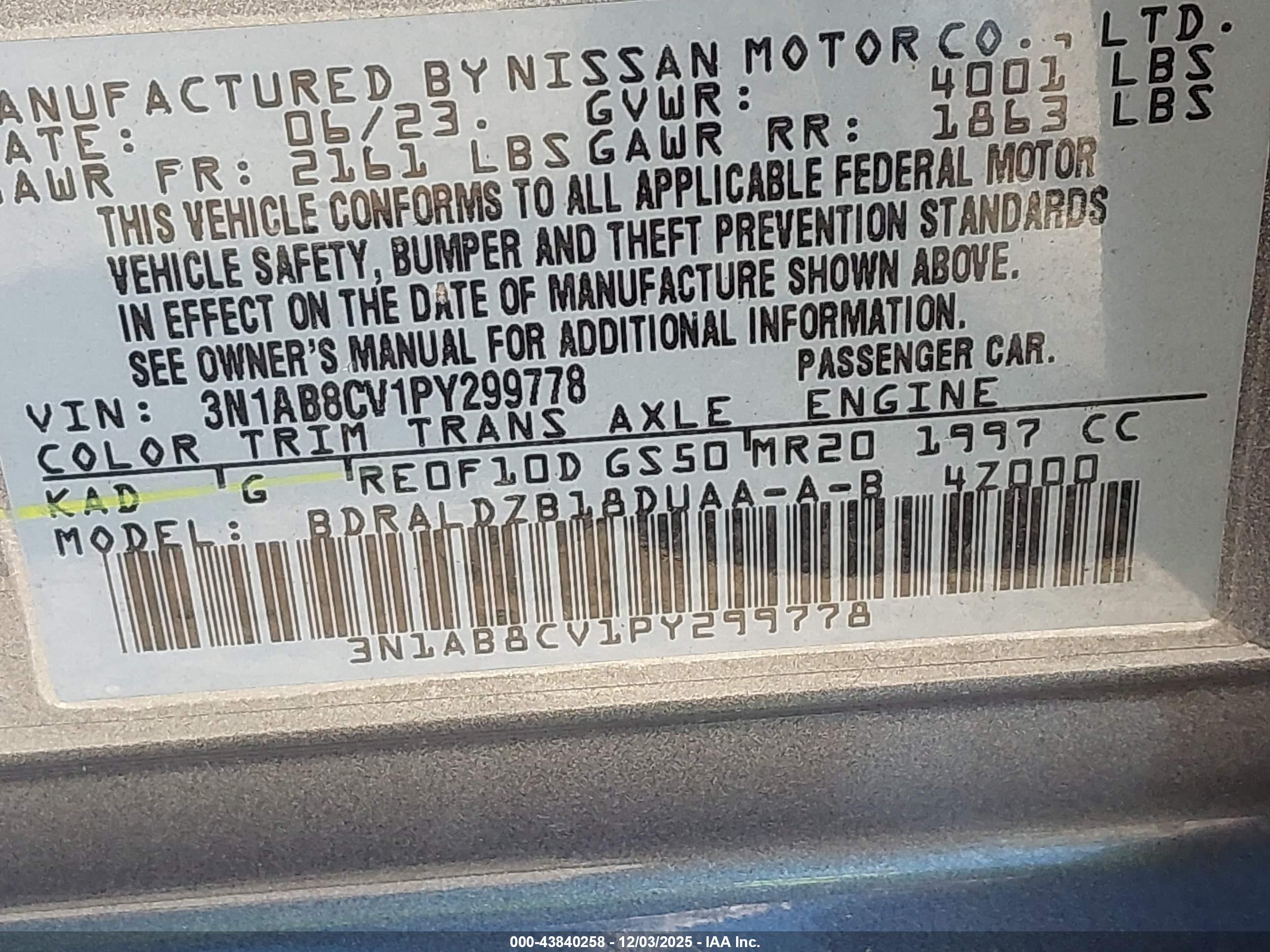 NISSAN SENTRA image 9