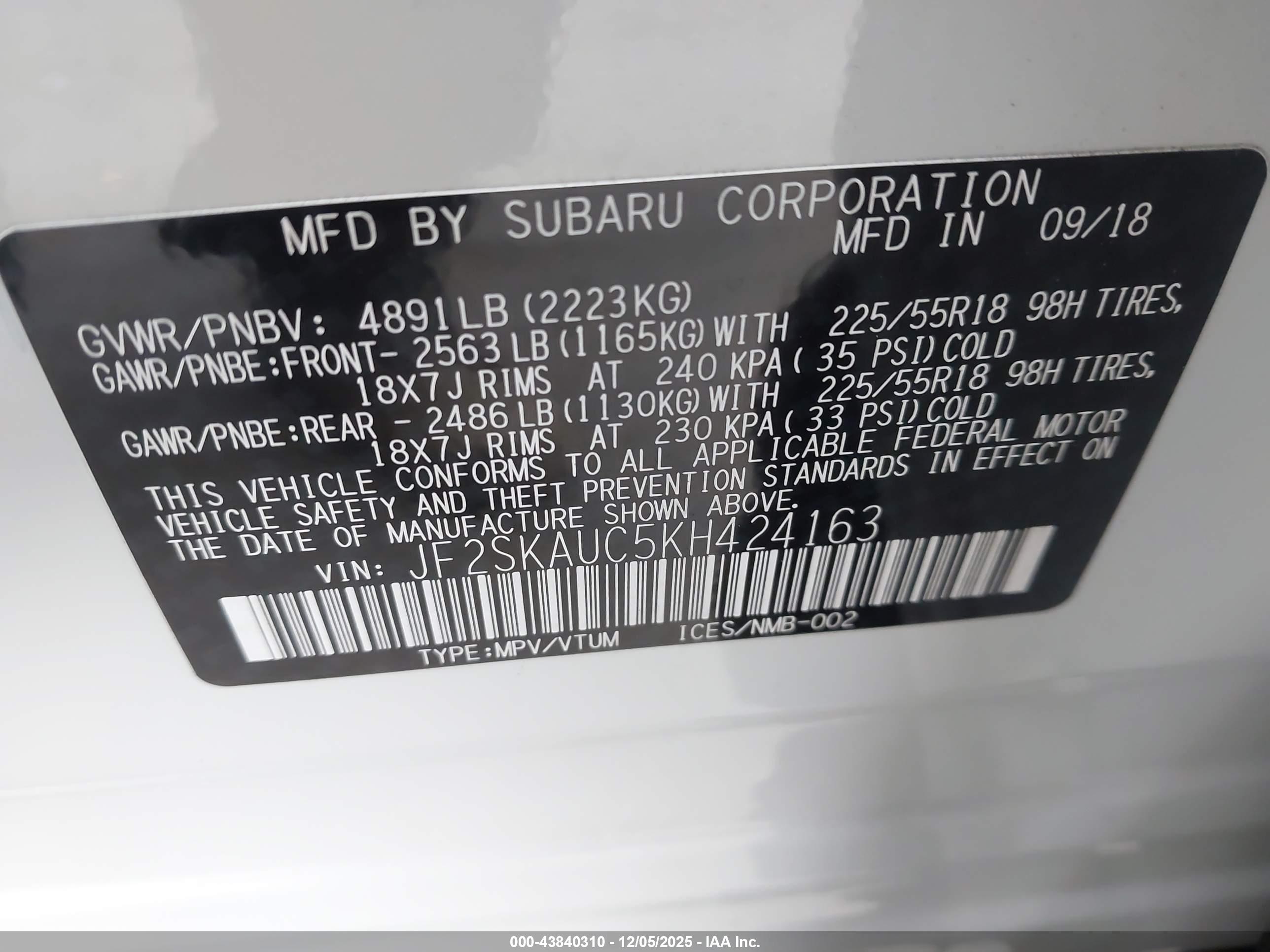 SUBARU FORESTER image 9