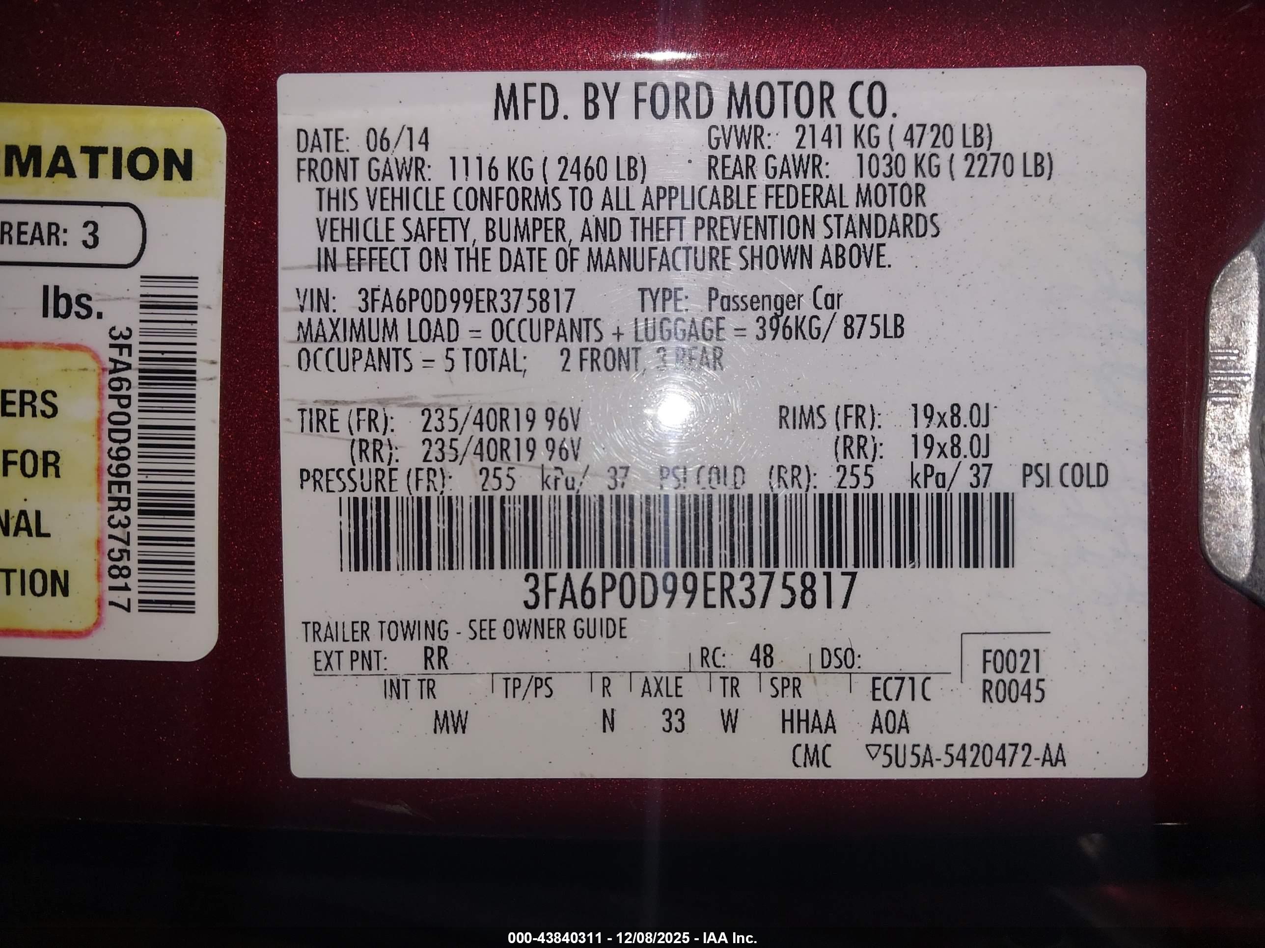 FORD FUSION image 9