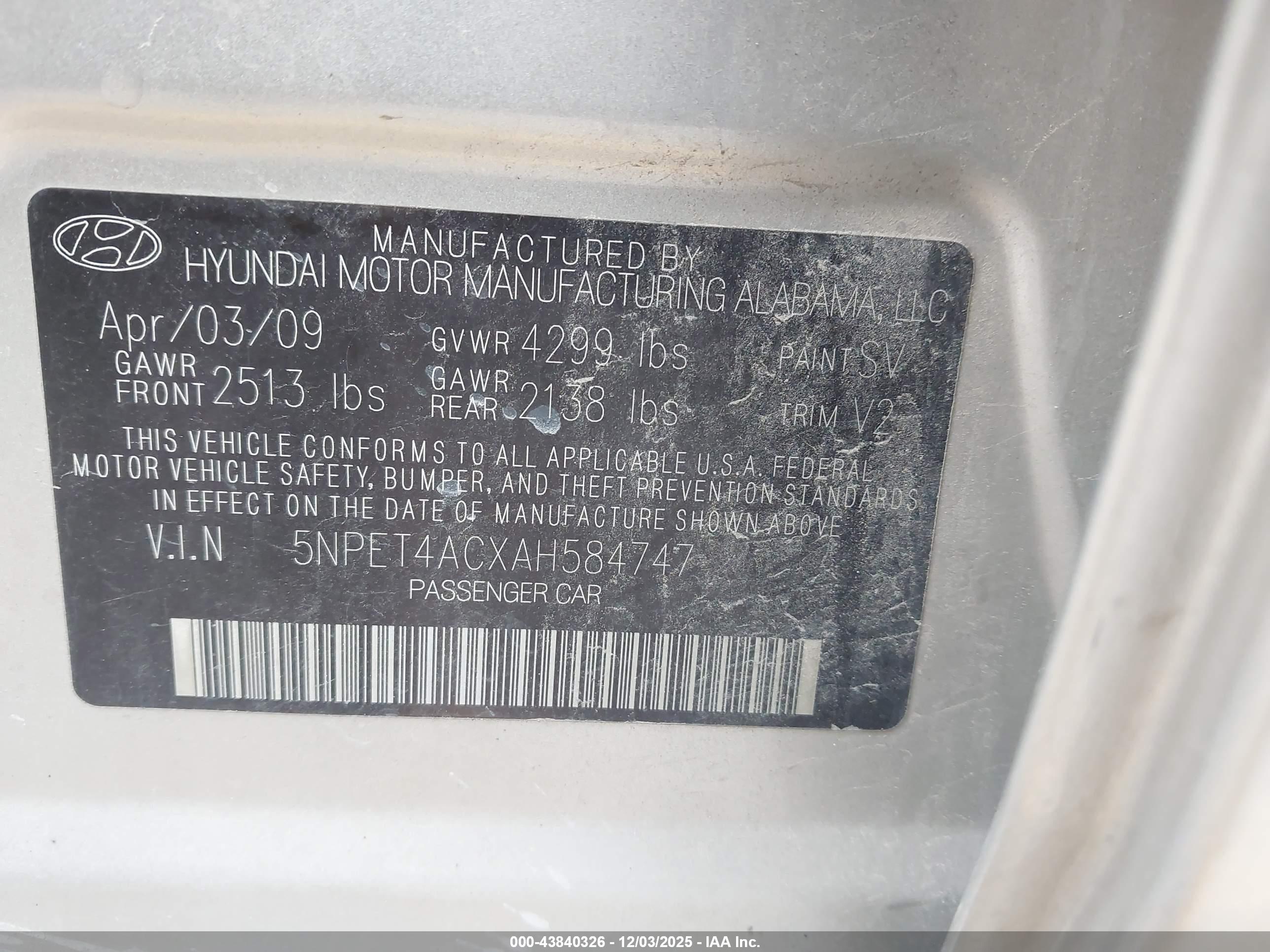 HYUNDAI SONATA image 9