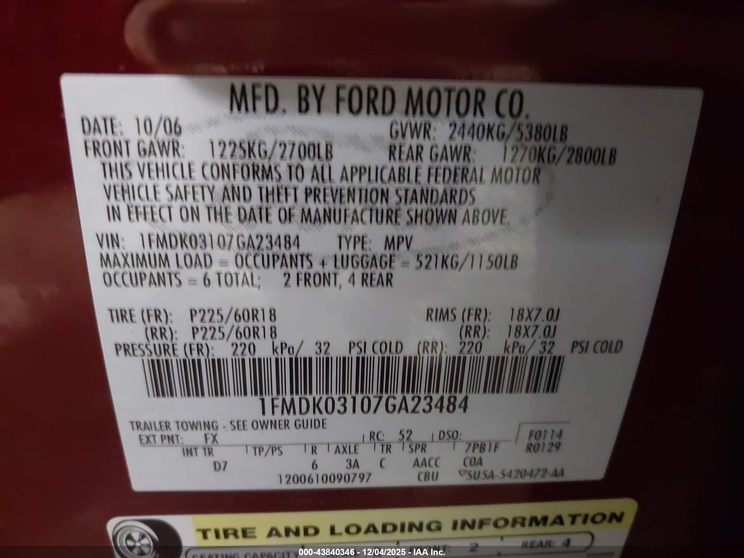 FORD FREESTYLE image 9