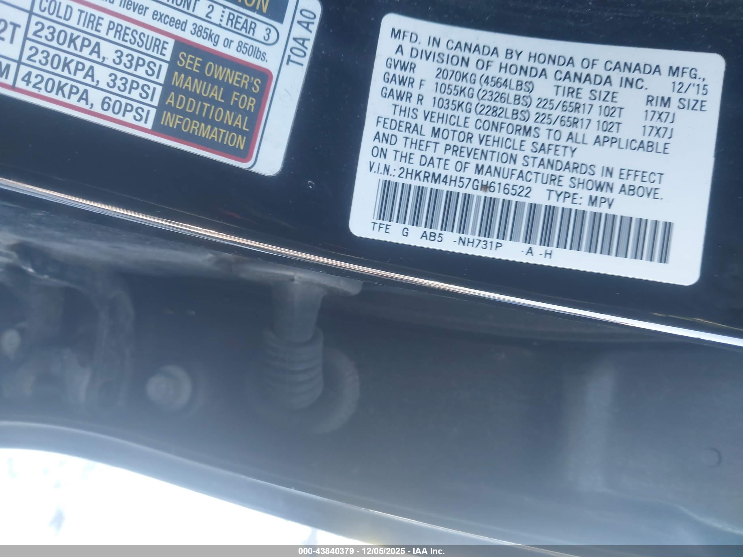 HONDA CR-V image 9