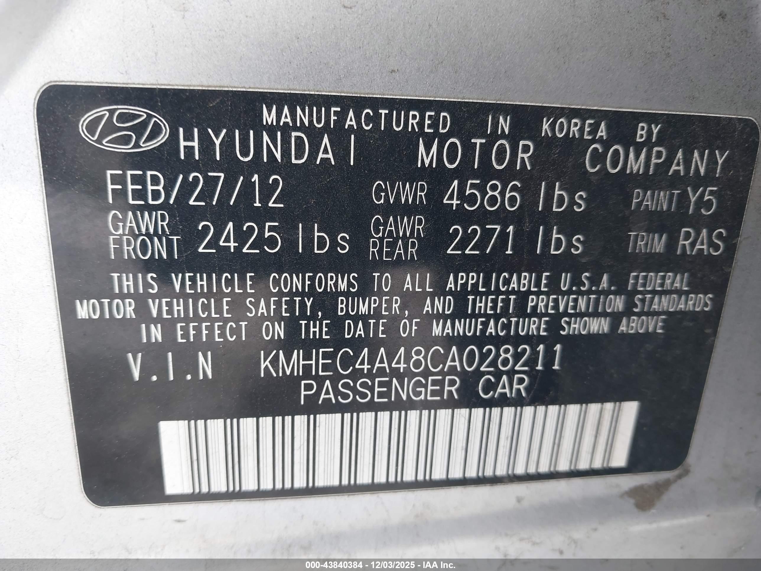 HYUNDAI SONATA image 9