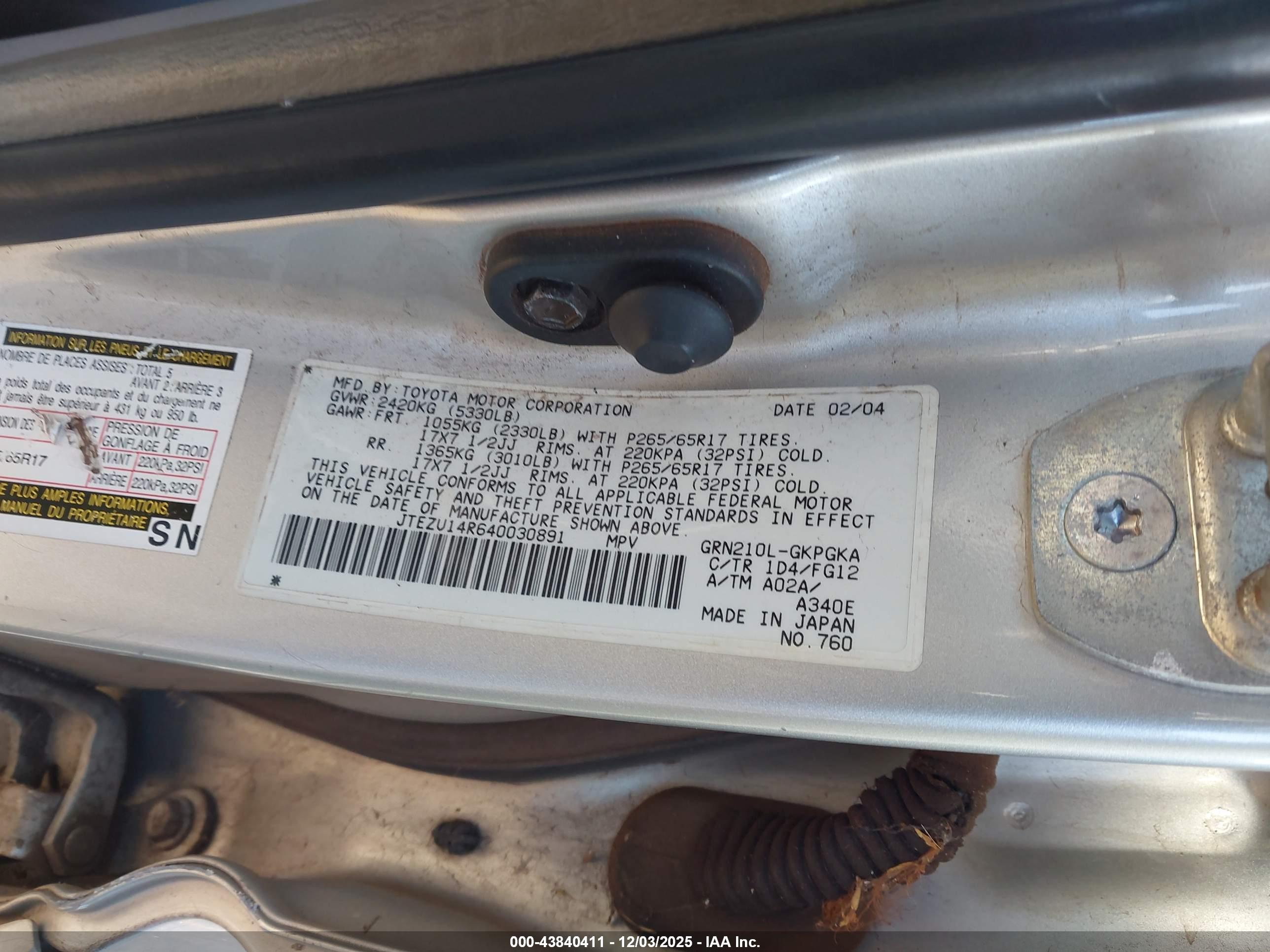 TOYOTA 4RUNNER image 9