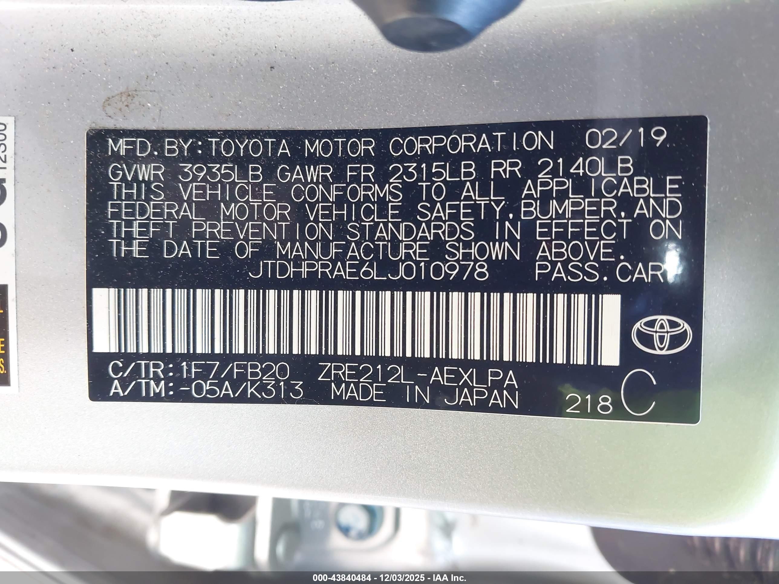 TOYOTA COROLLA image 9