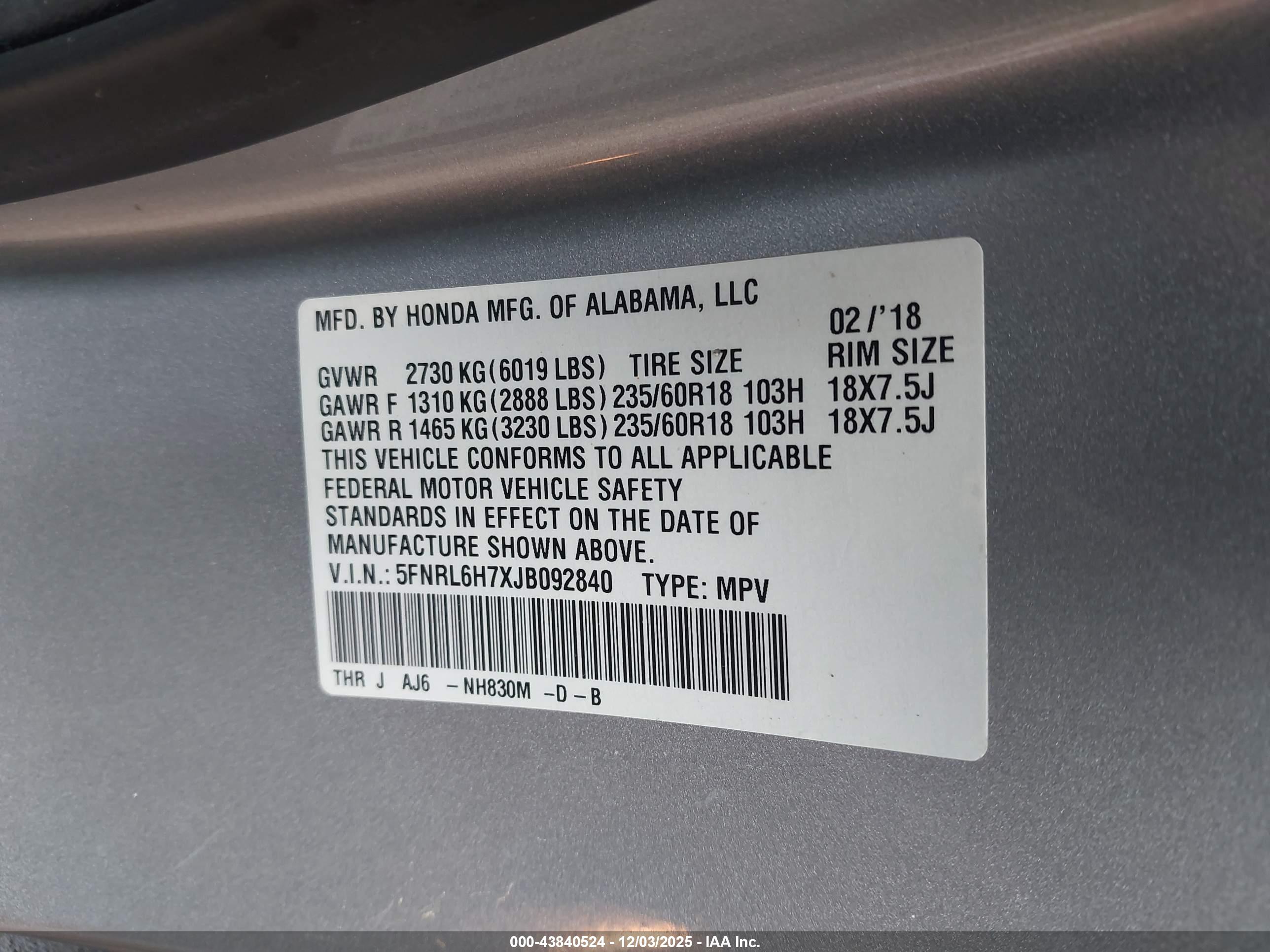 HONDA ODYSSEY image 9