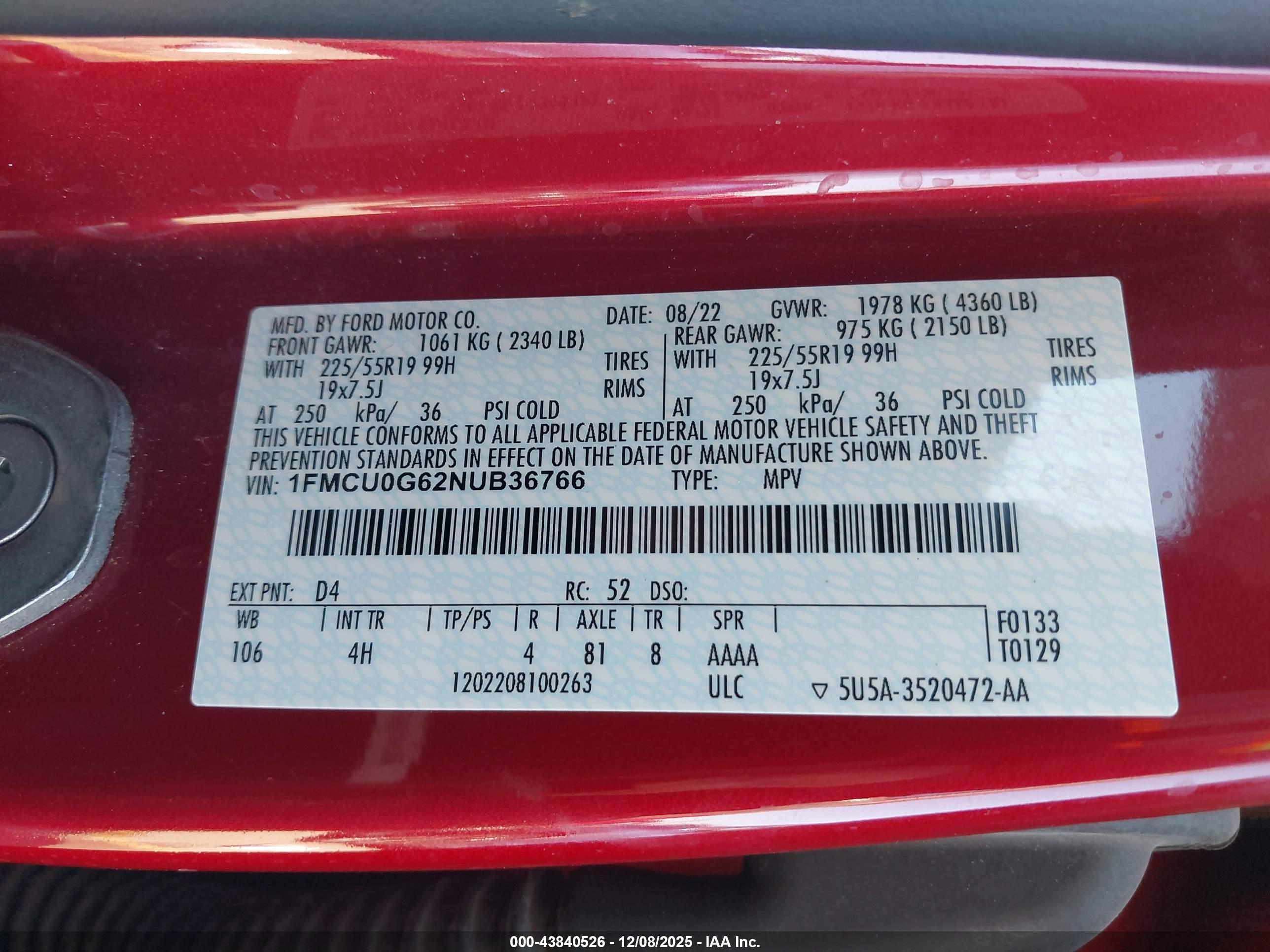 FORD ESCAPE image 9
