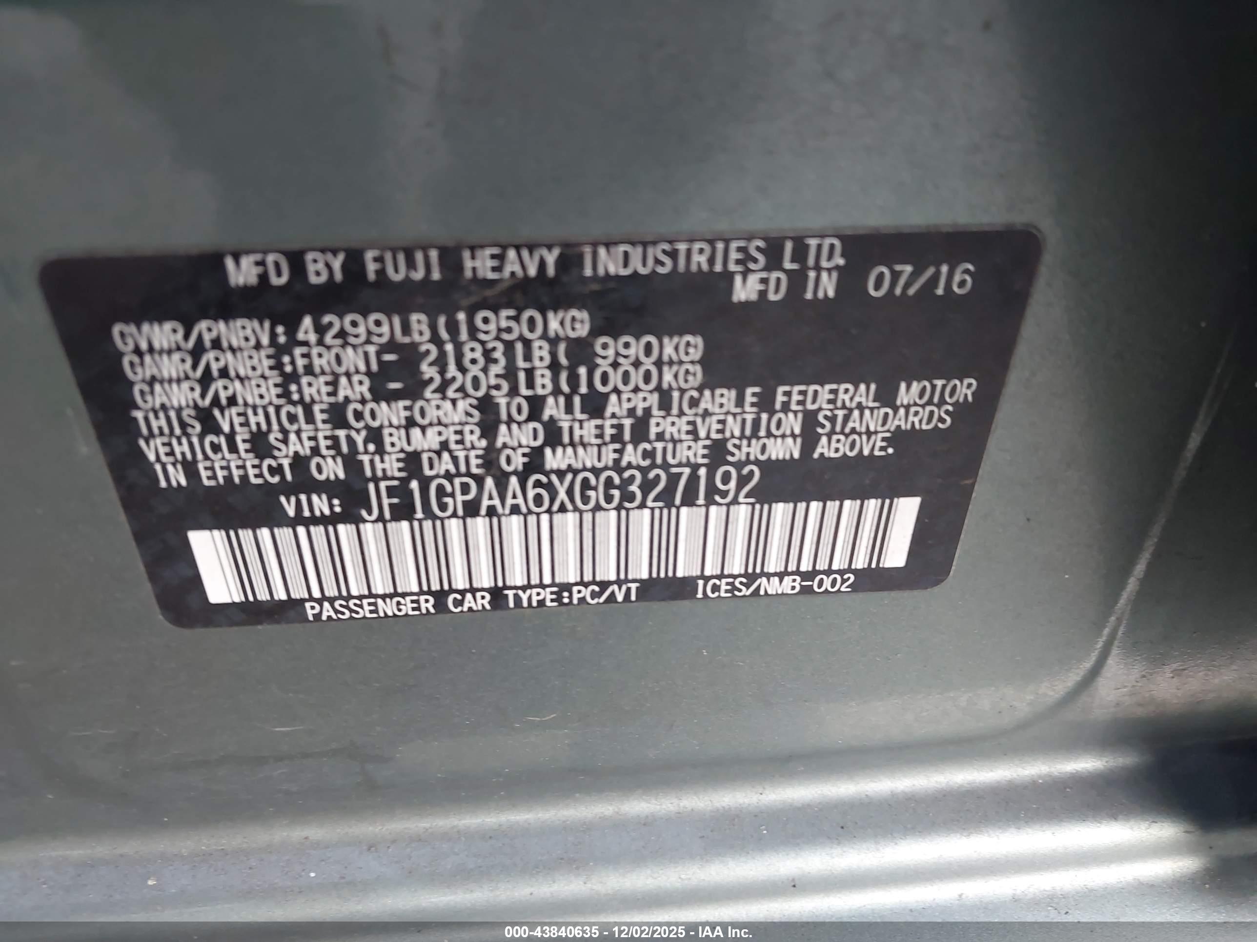 SUBARU IMPREZA image 9