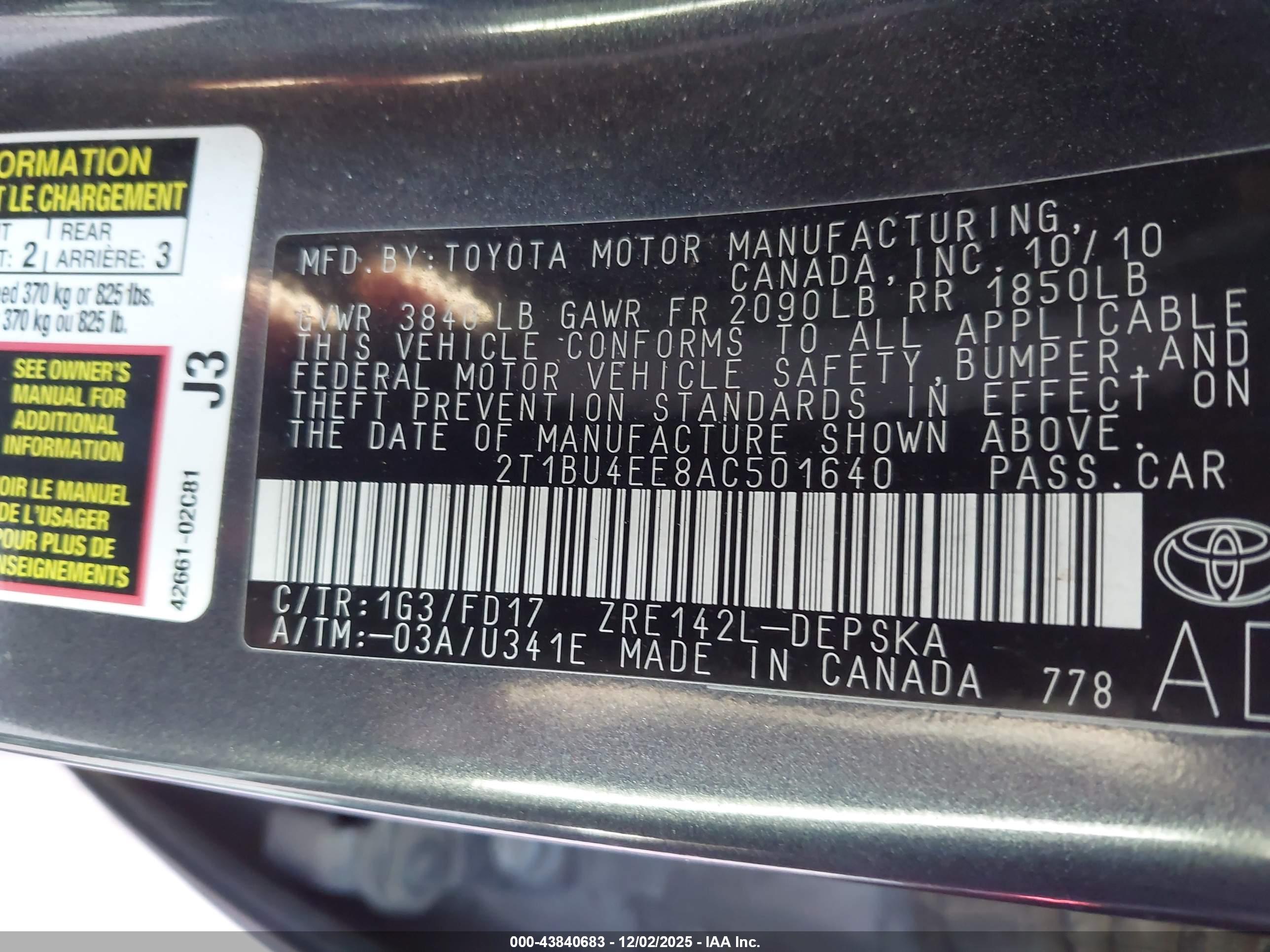 TOYOTA COROLLA image 9