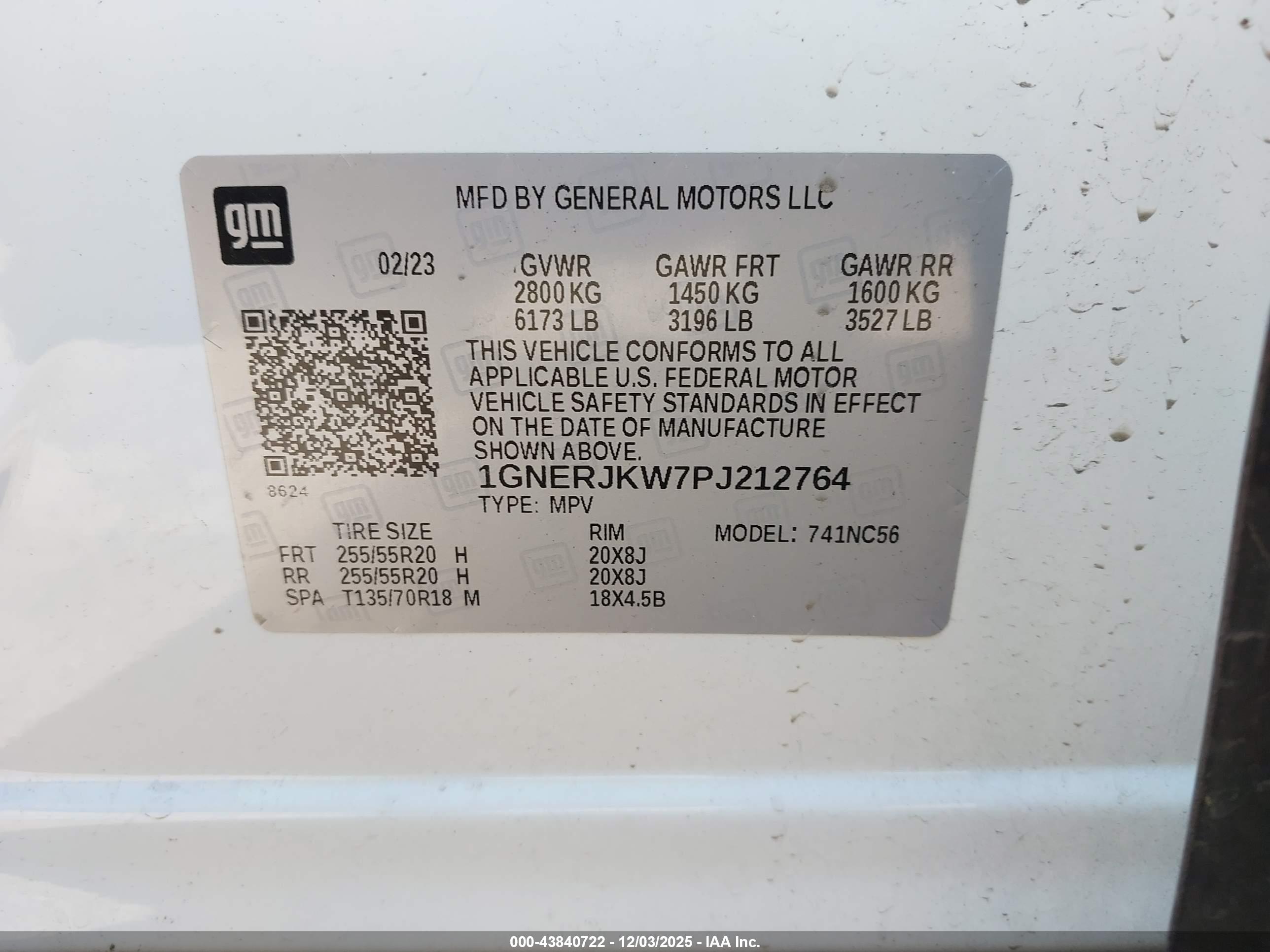 CHEVROLET TRAVERSE image 9