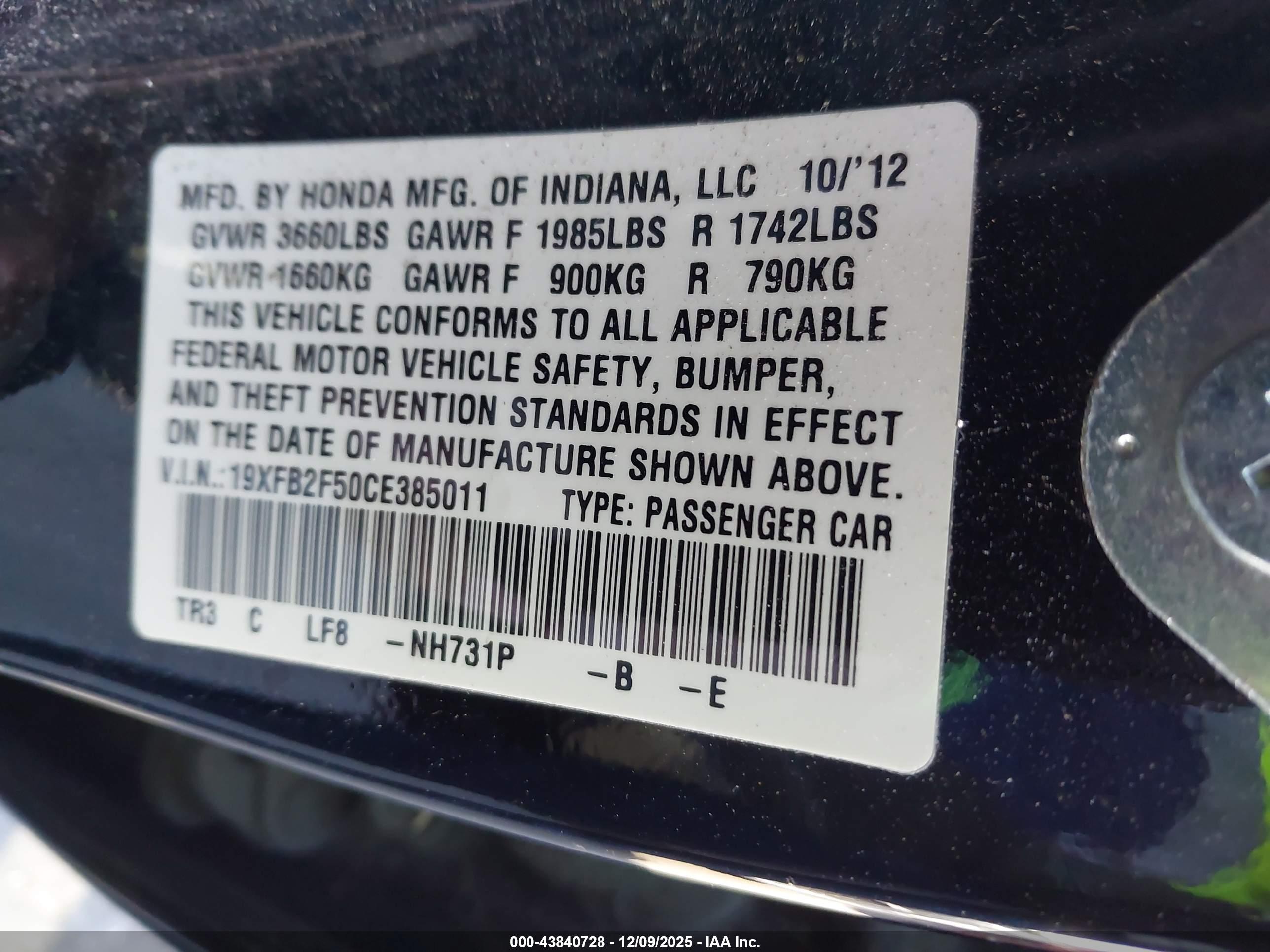 HONDA CIVIC image 9