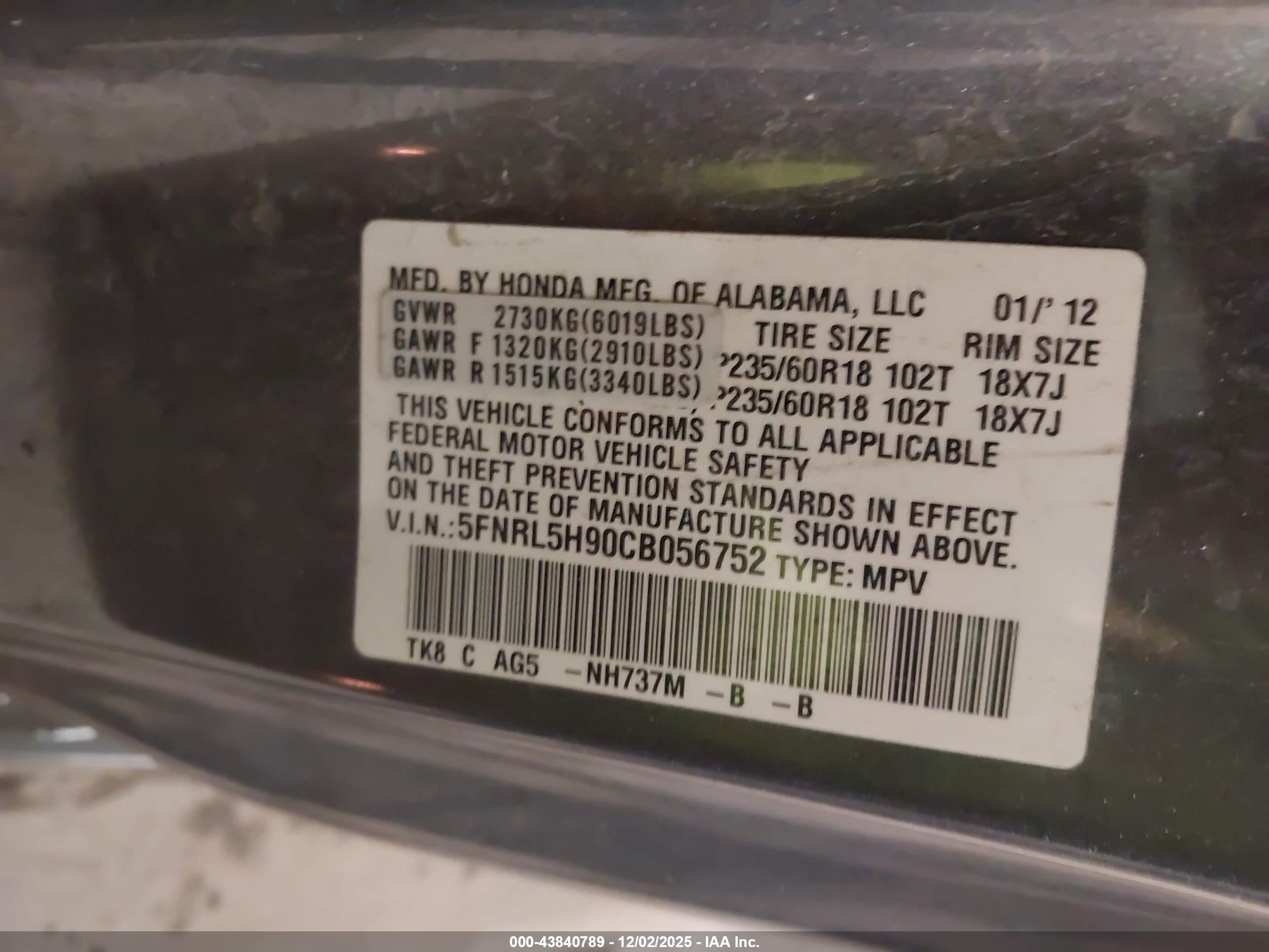 HONDA ODYSSEY image 9