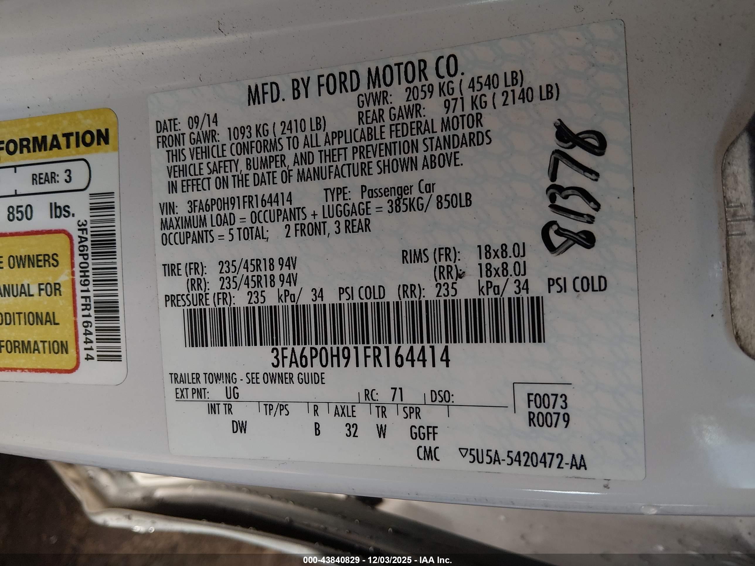 FORD FUSION image 9