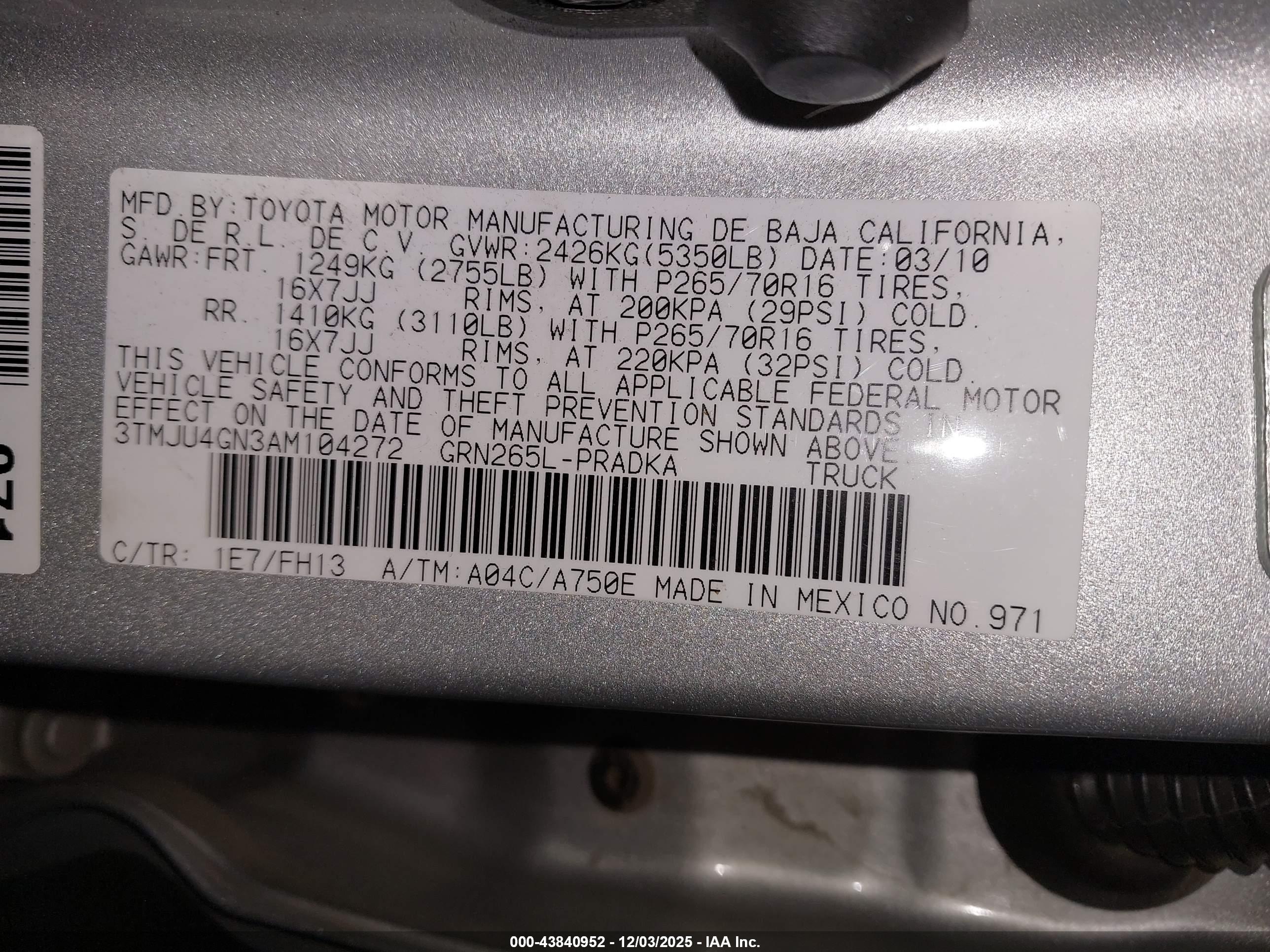 TOYOTA TACOMA image 9