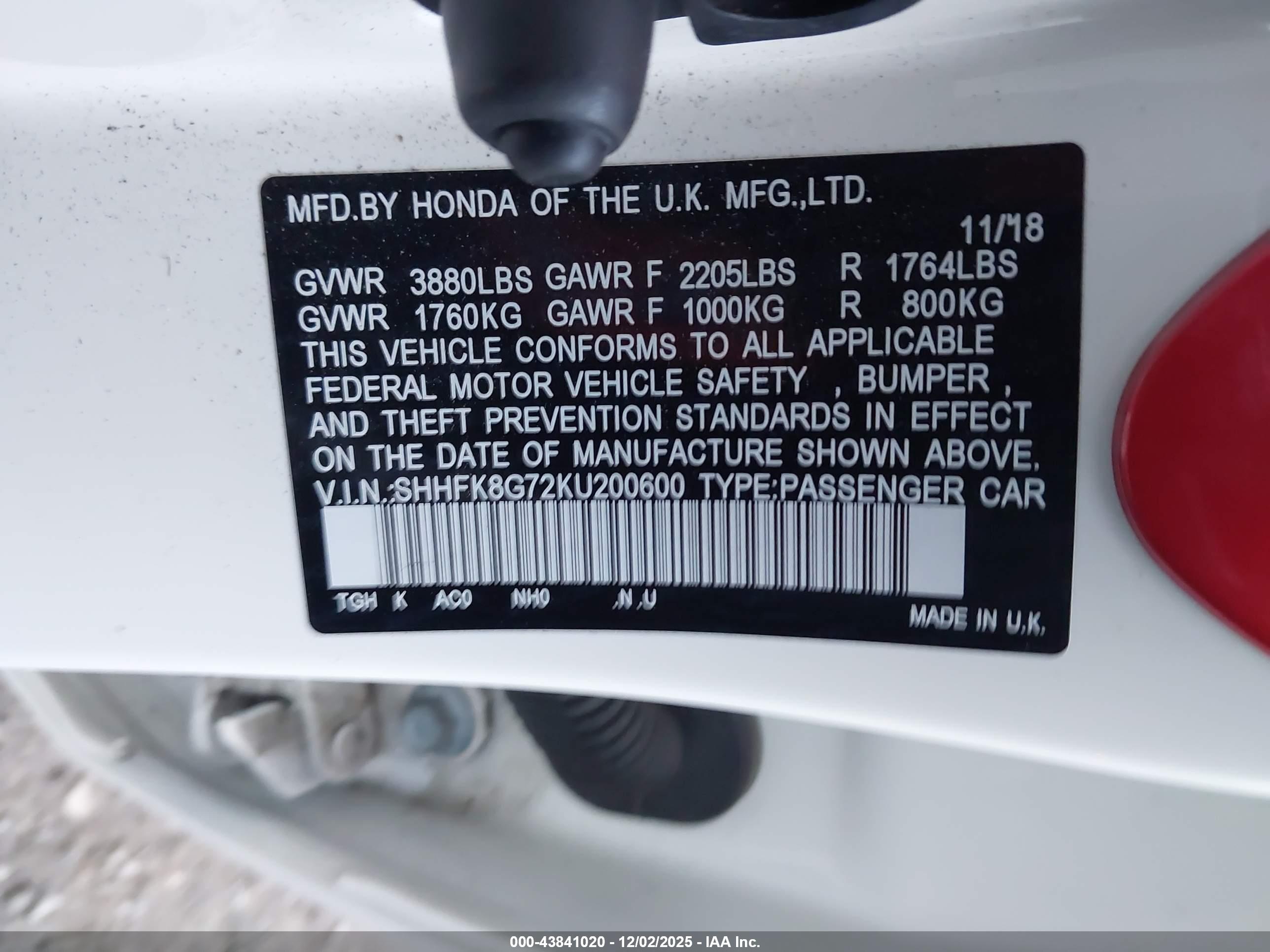 HONDA CIVIC image 9