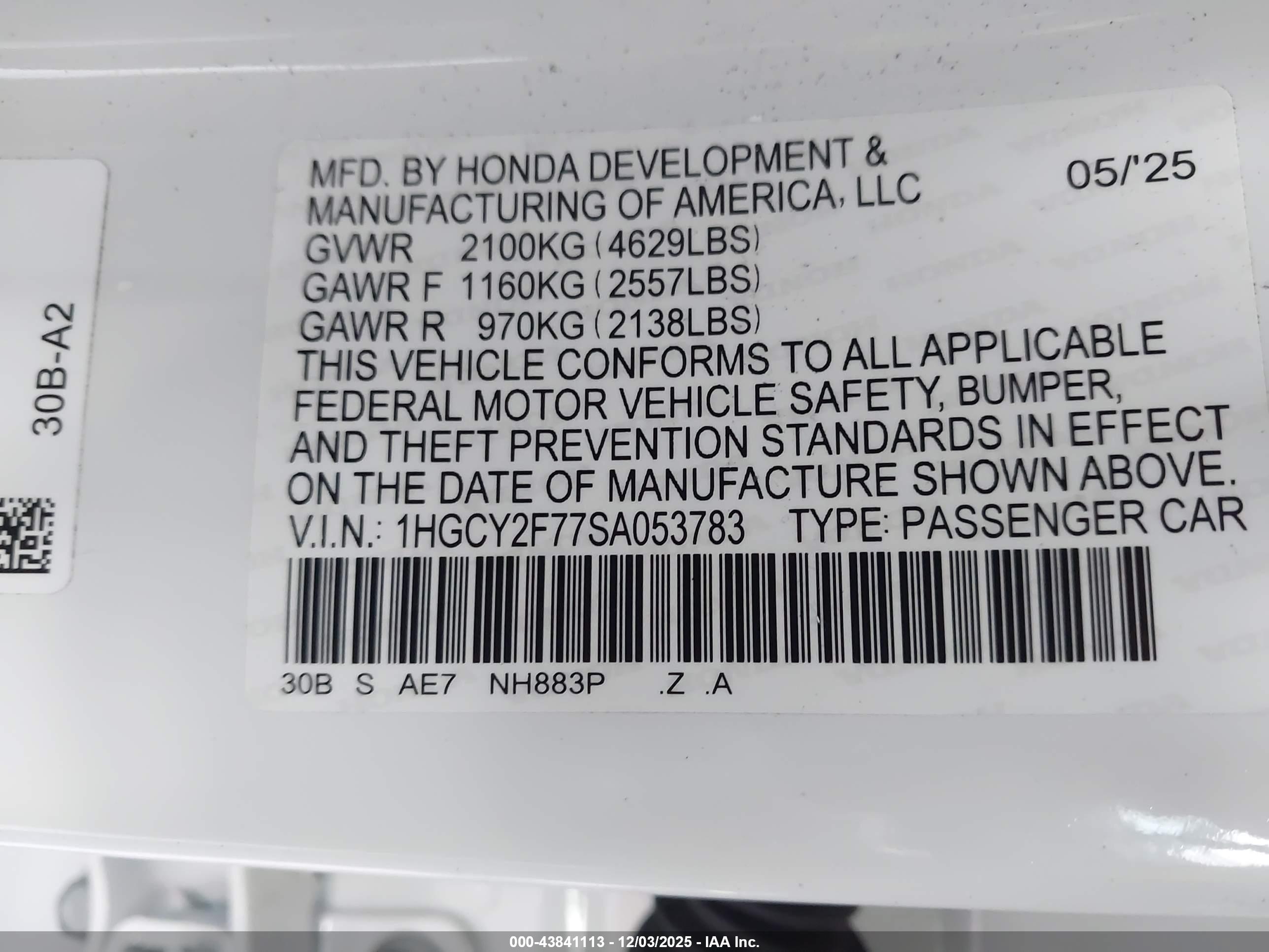 HONDA ACCORD image 9