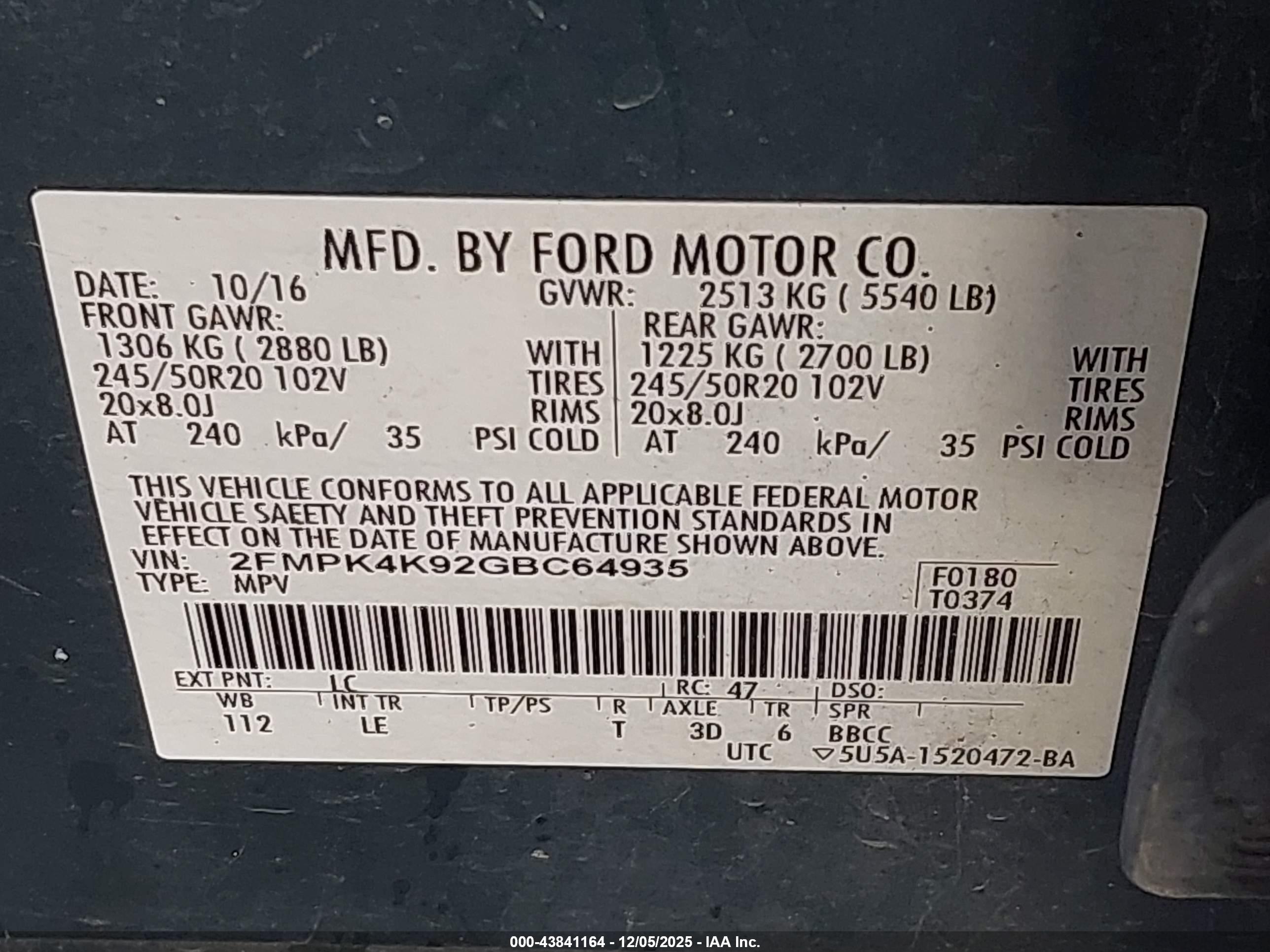 FORD EDGE image 9
