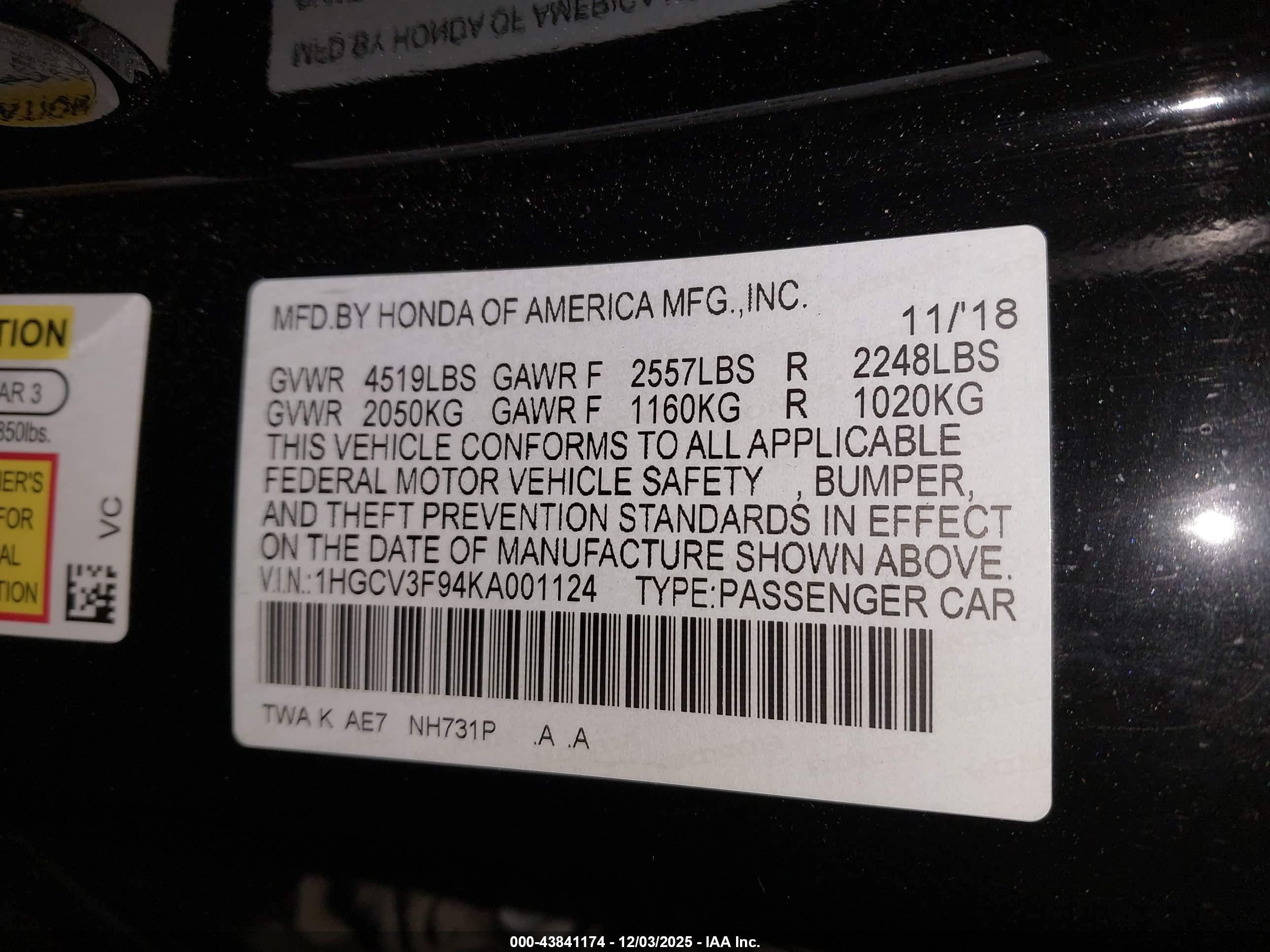 HONDA ACCORD image 9