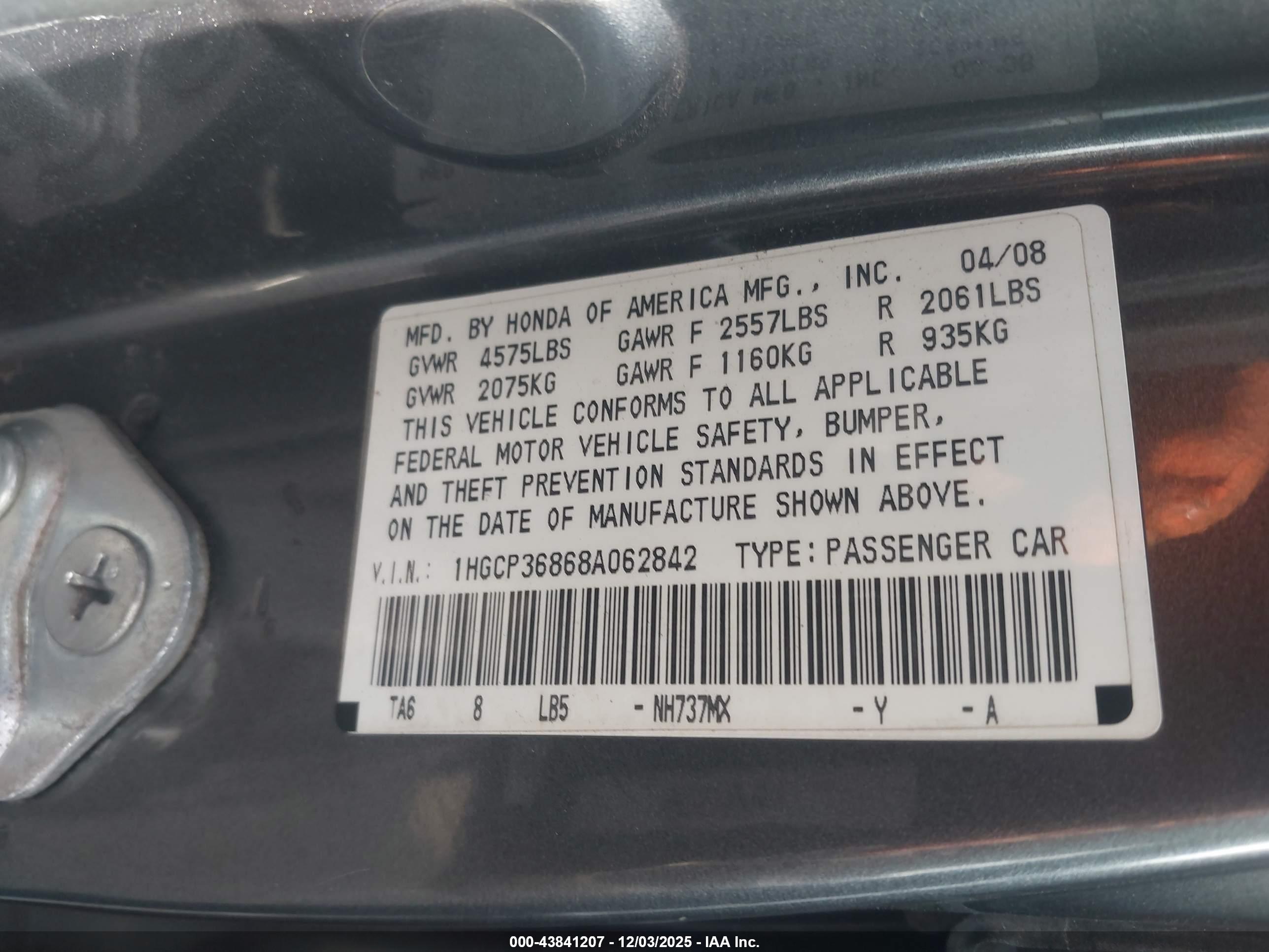HONDA ACCORD image 9