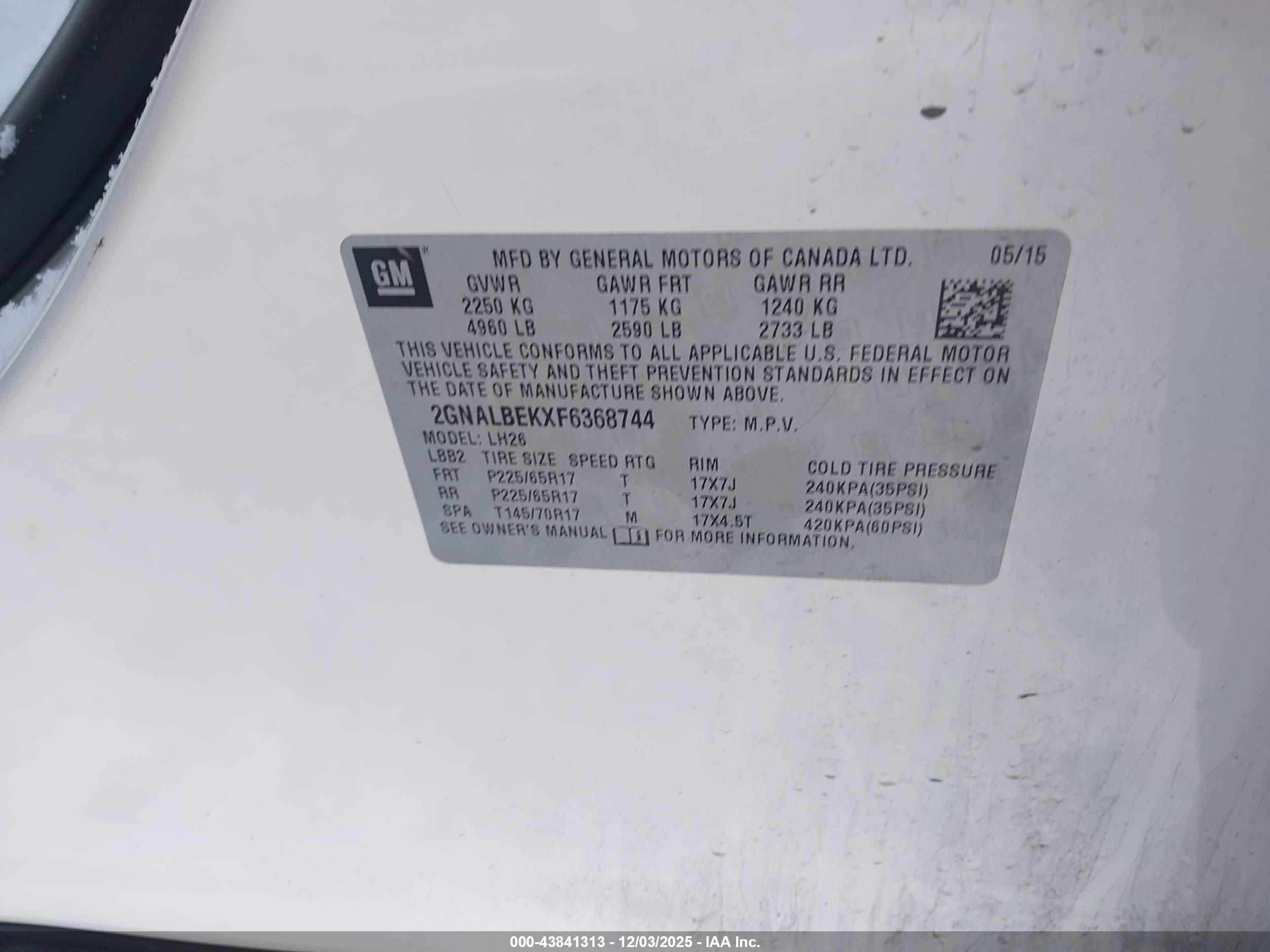 CHEVROLET EQUINOX image 9