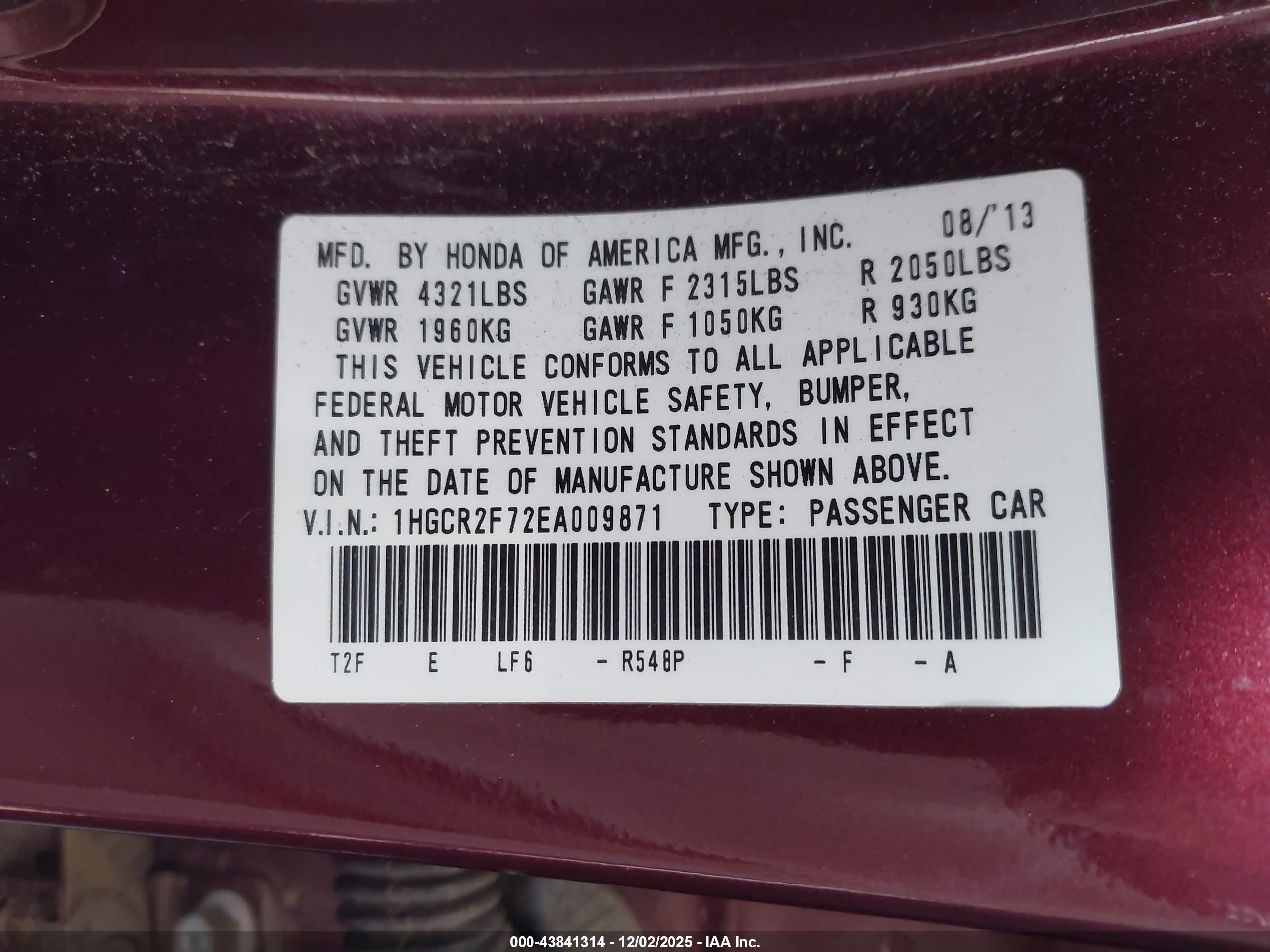 HONDA ACCORD image 9