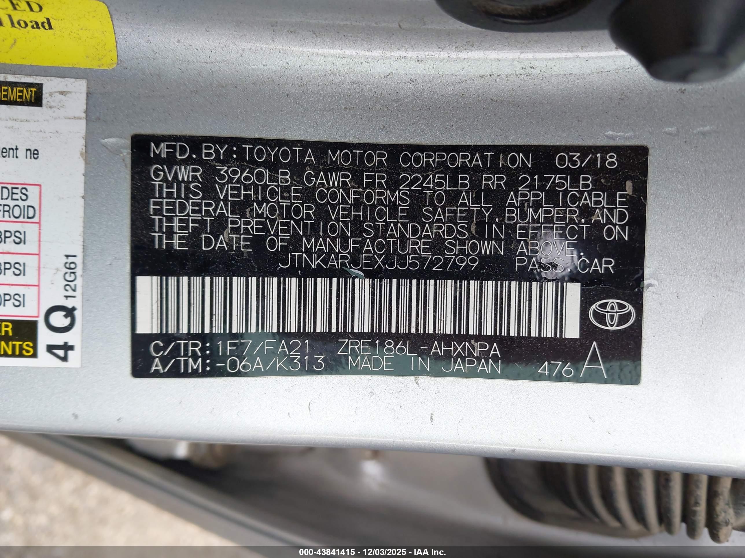 TOYOTA COROLLA image 9