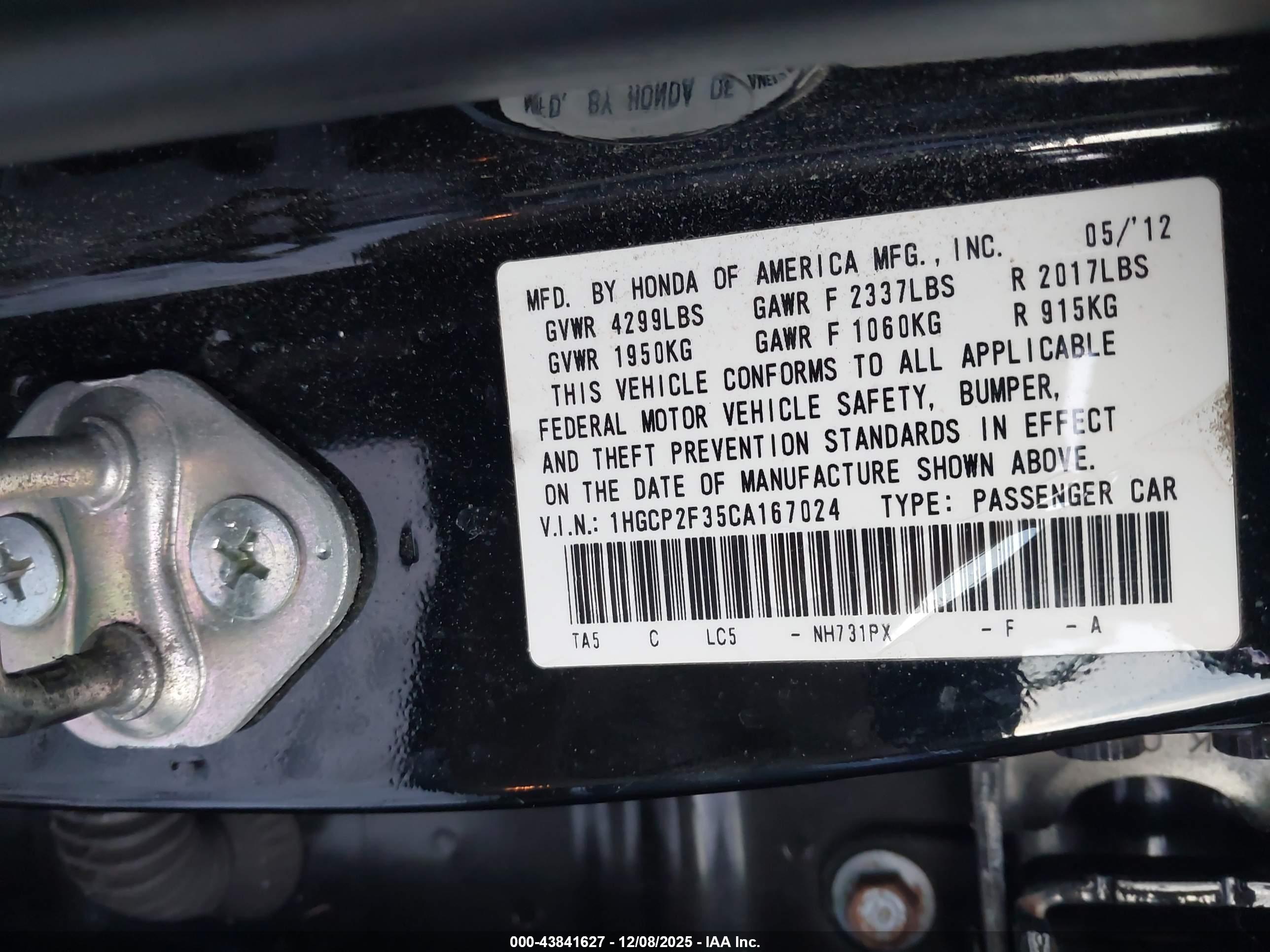 HONDA ACCORD image 9