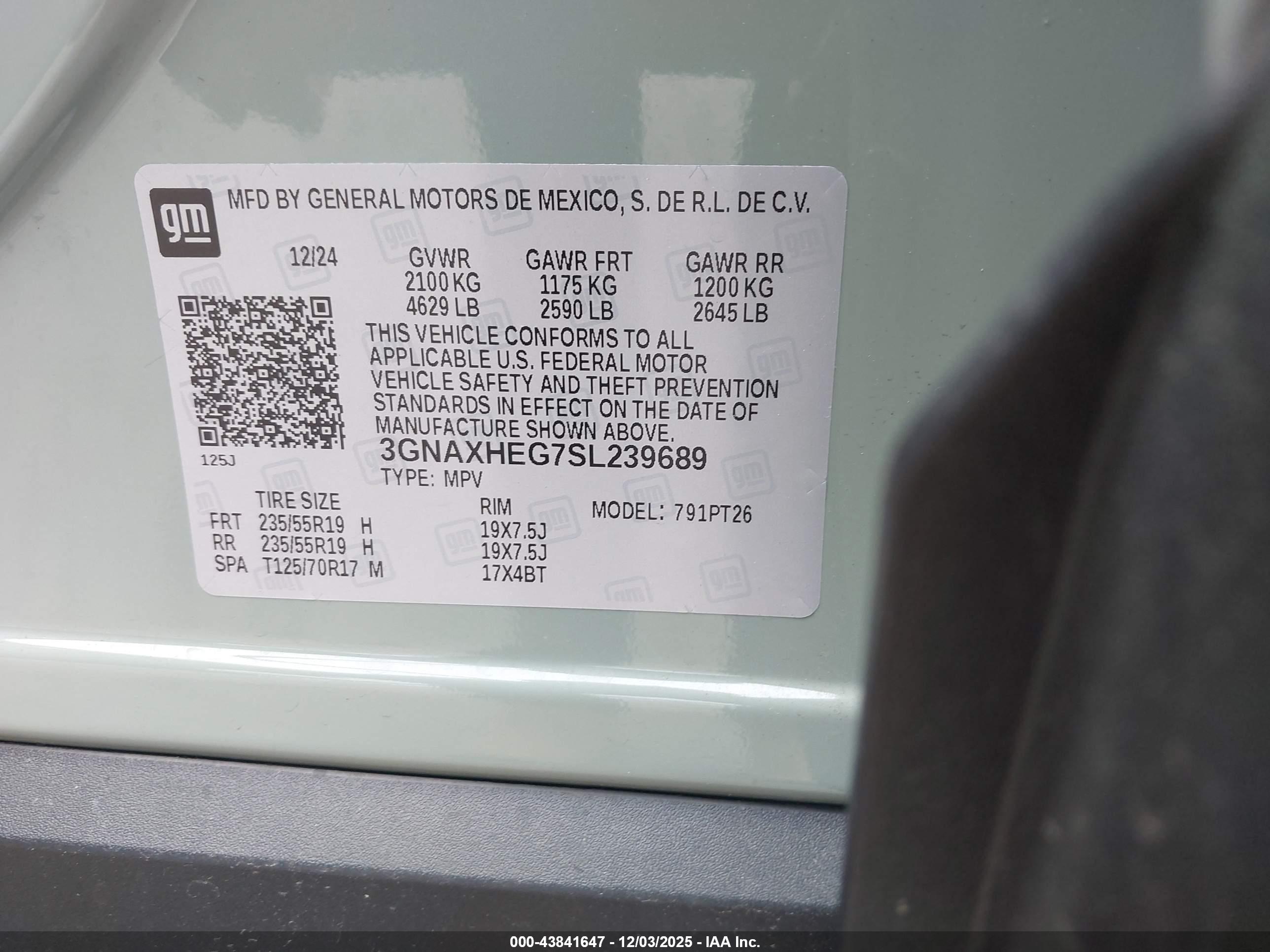 CHEVROLET EQUINOX image 9