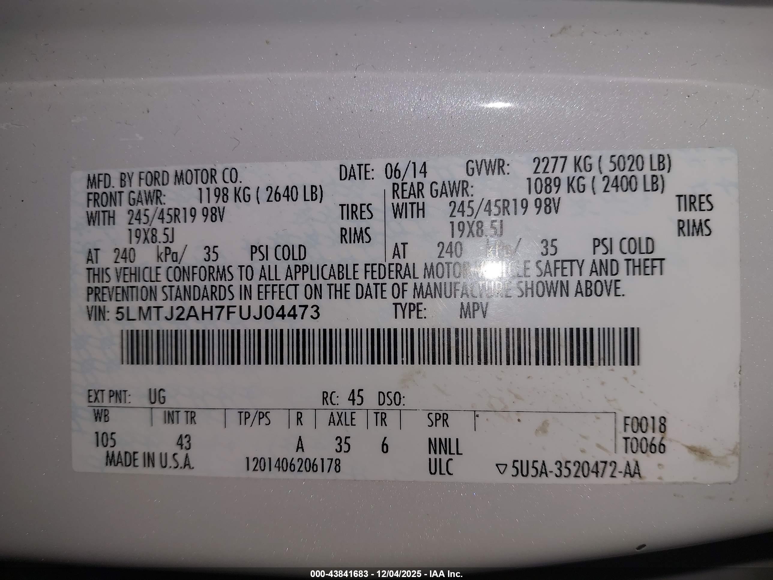 LINCOLN MKC image 9