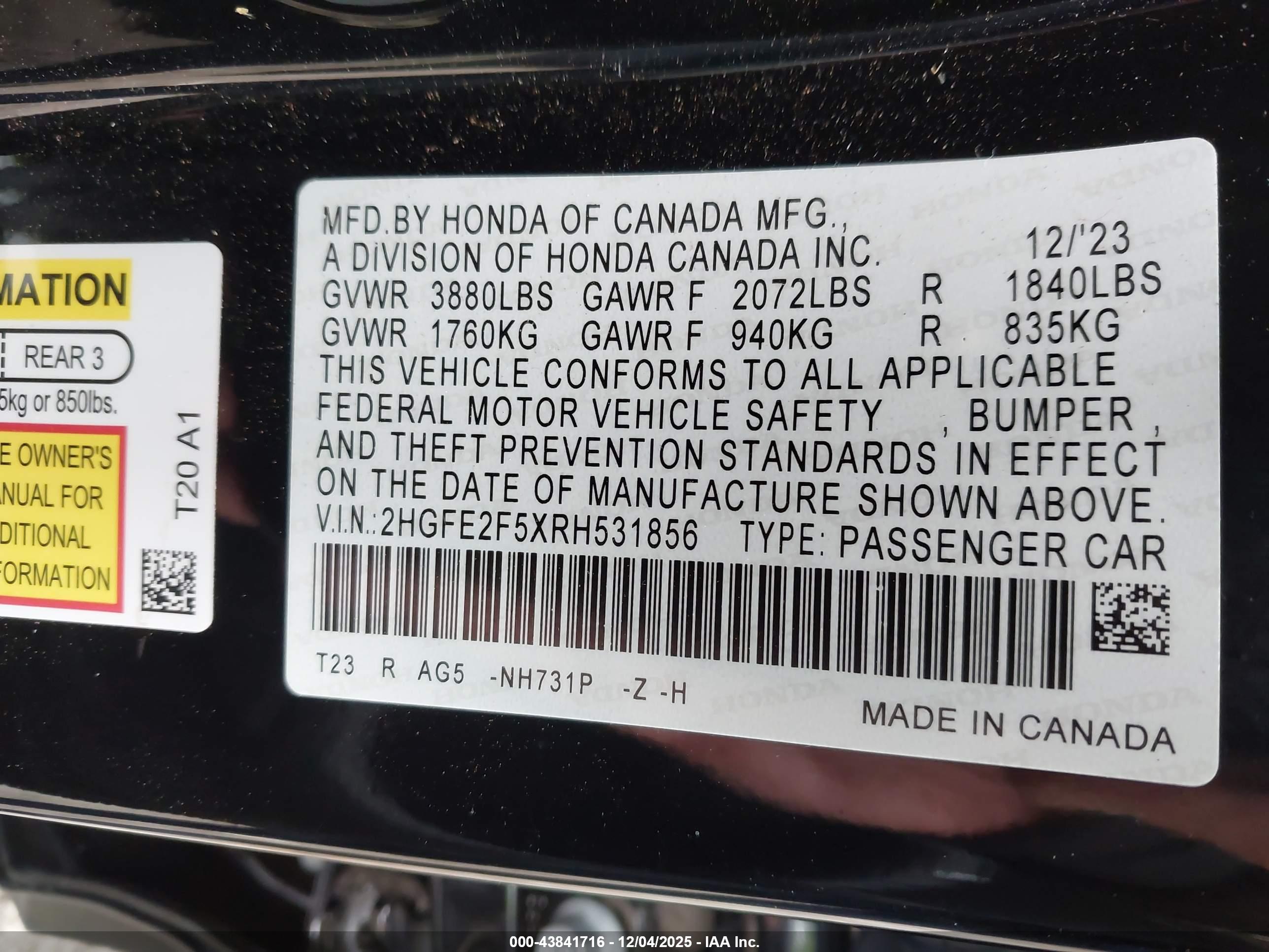 HONDA CIVIC image 9