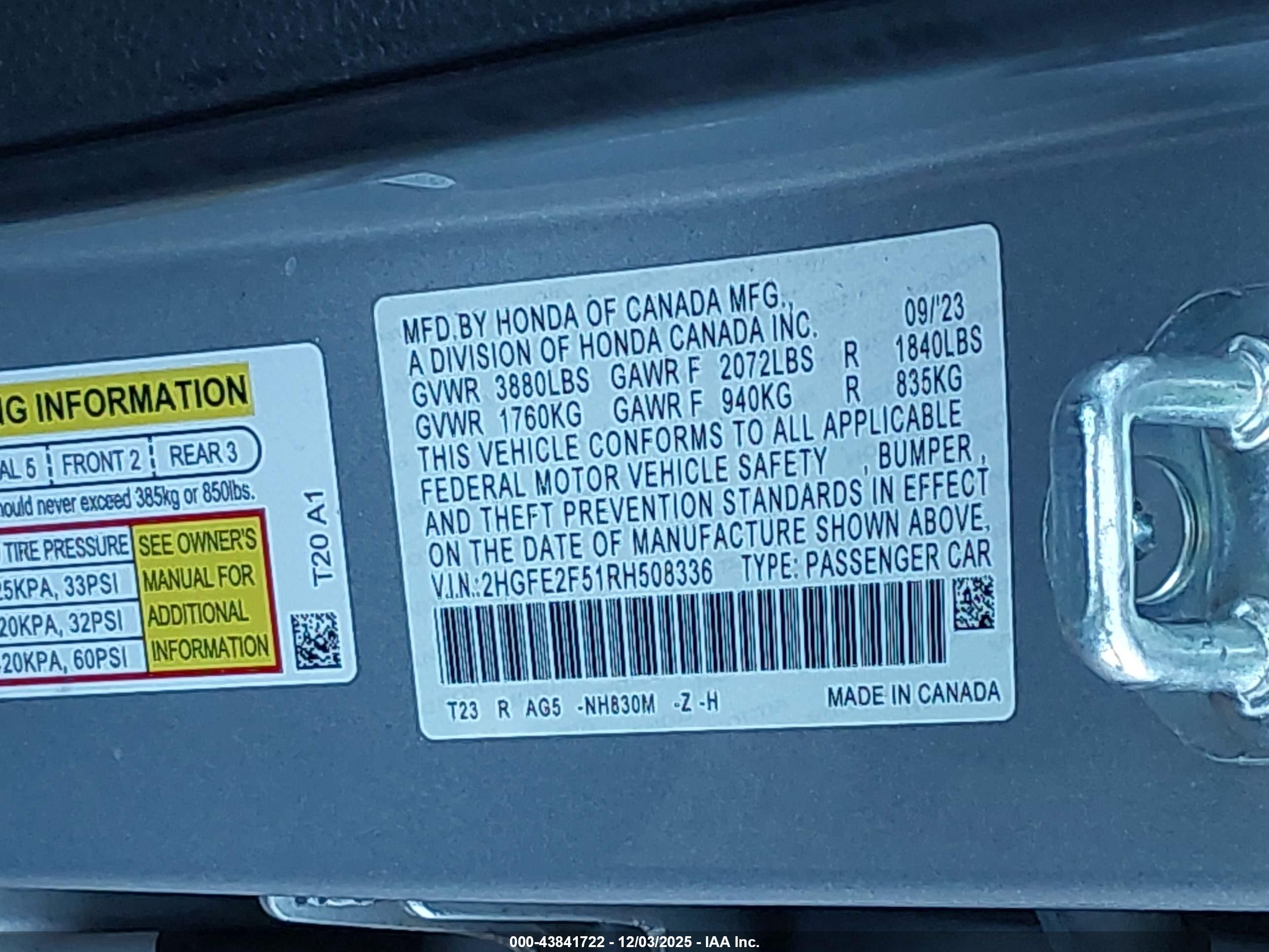HONDA CIVIC image 9