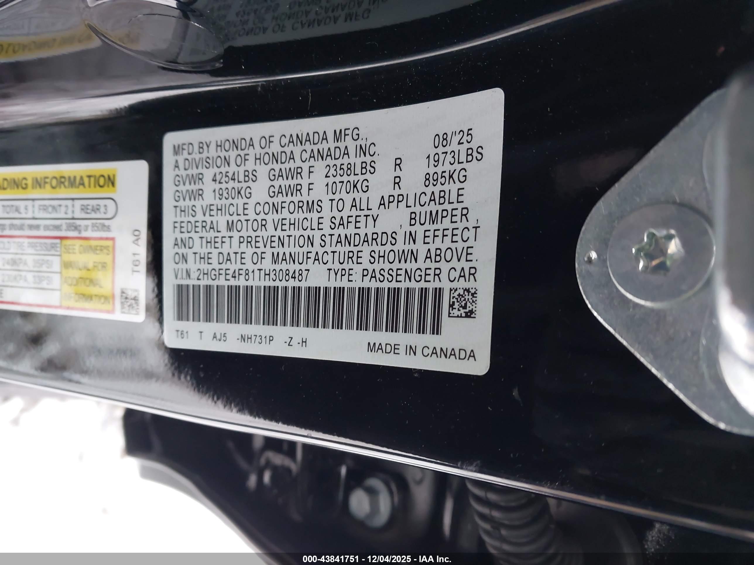 HONDA CIVIC image 9