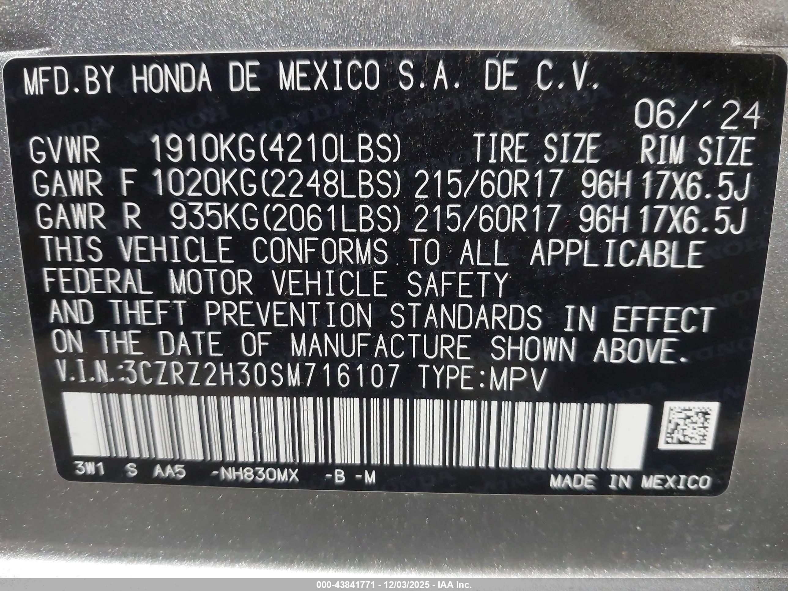 HONDA HR-V image 9