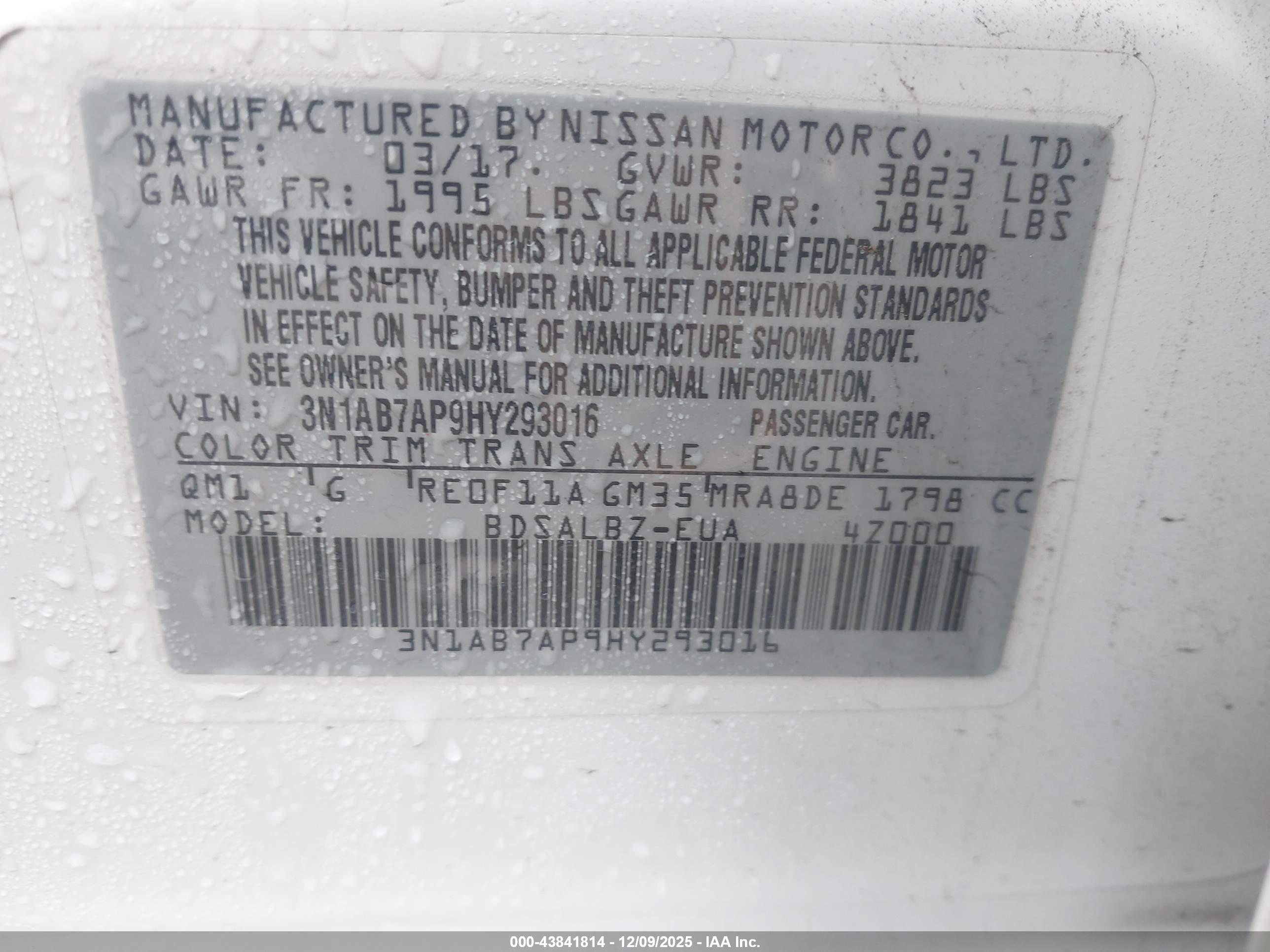 NISSAN SENTRA image 9