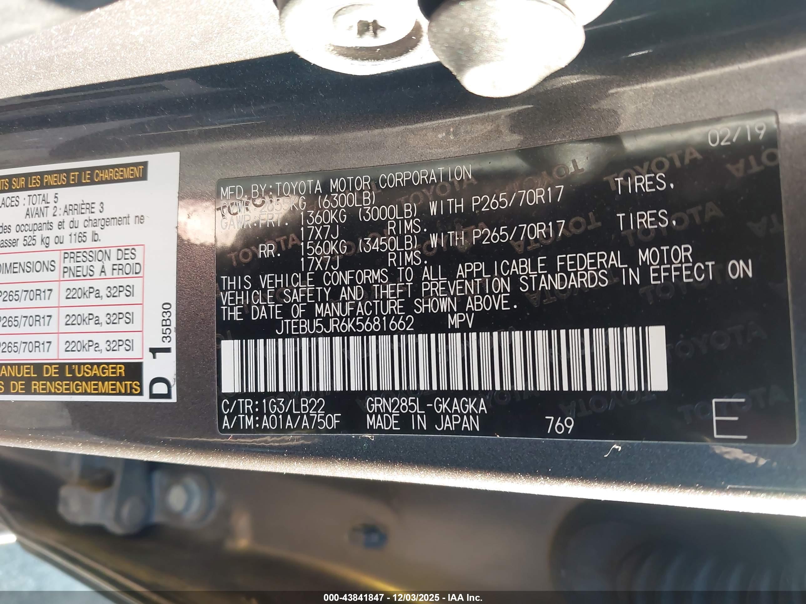 TOYOTA 4RUNNER image 9
