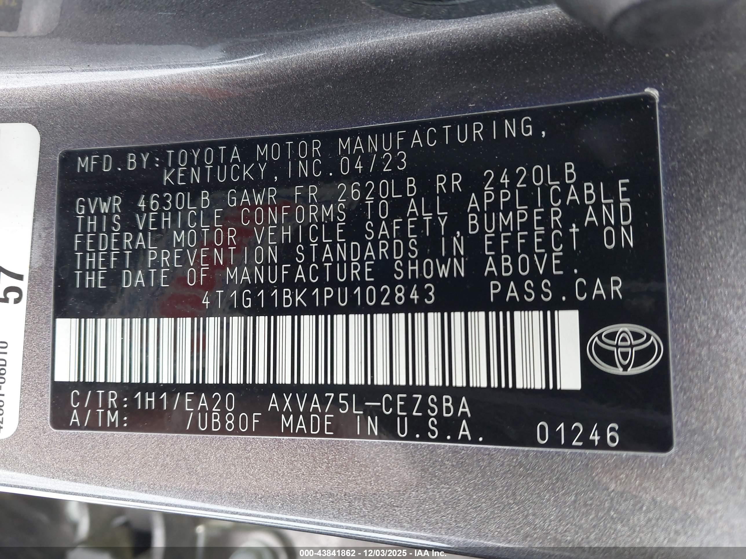 TOYOTA CAMRY image 9