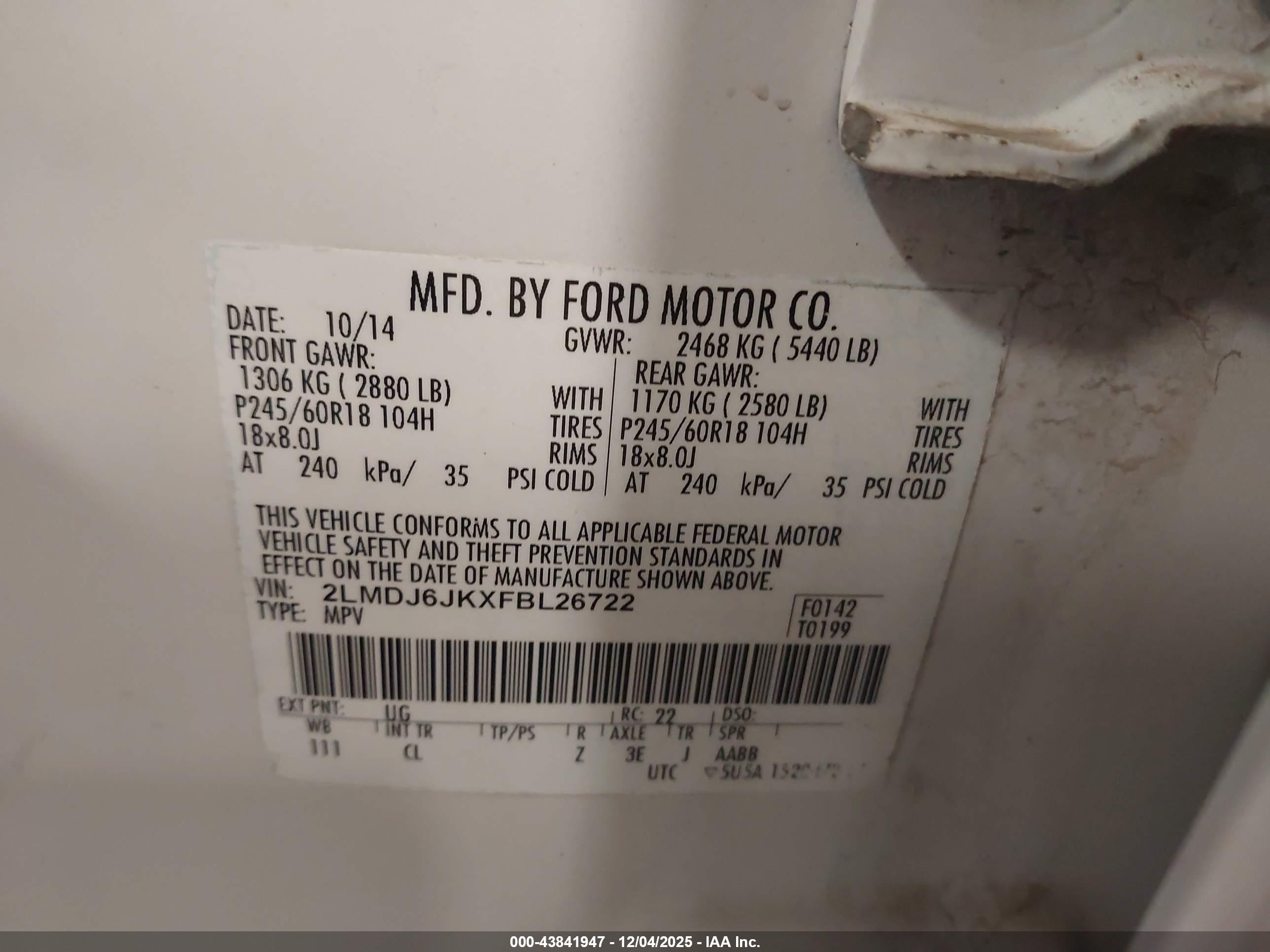 LINCOLN MKX image 9