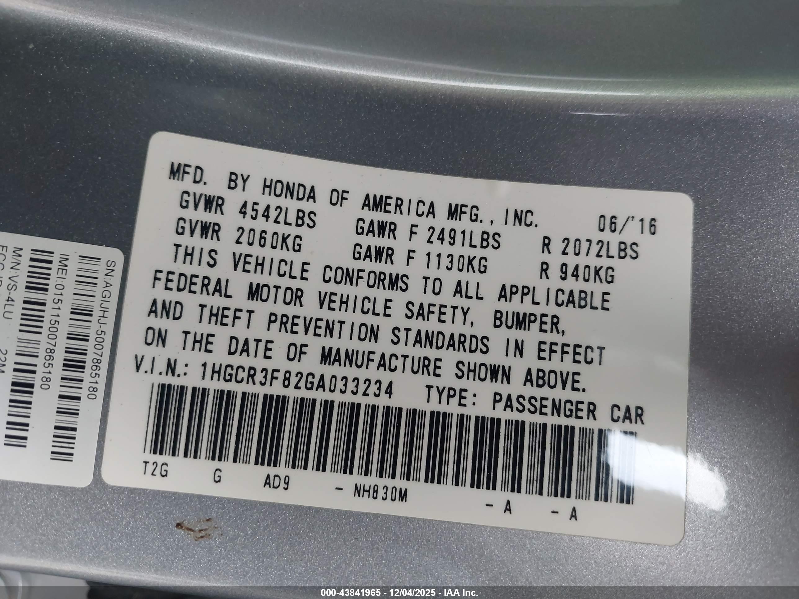 HONDA ACCORD image 9