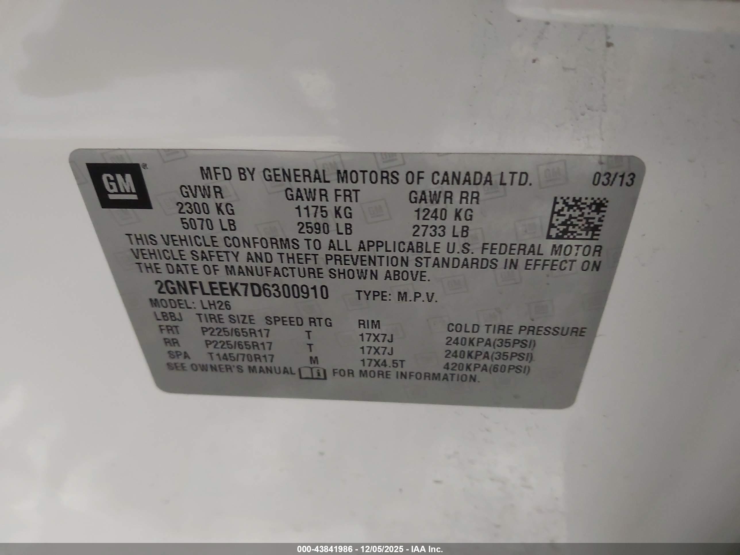CHEVROLET EQUINOX image 9