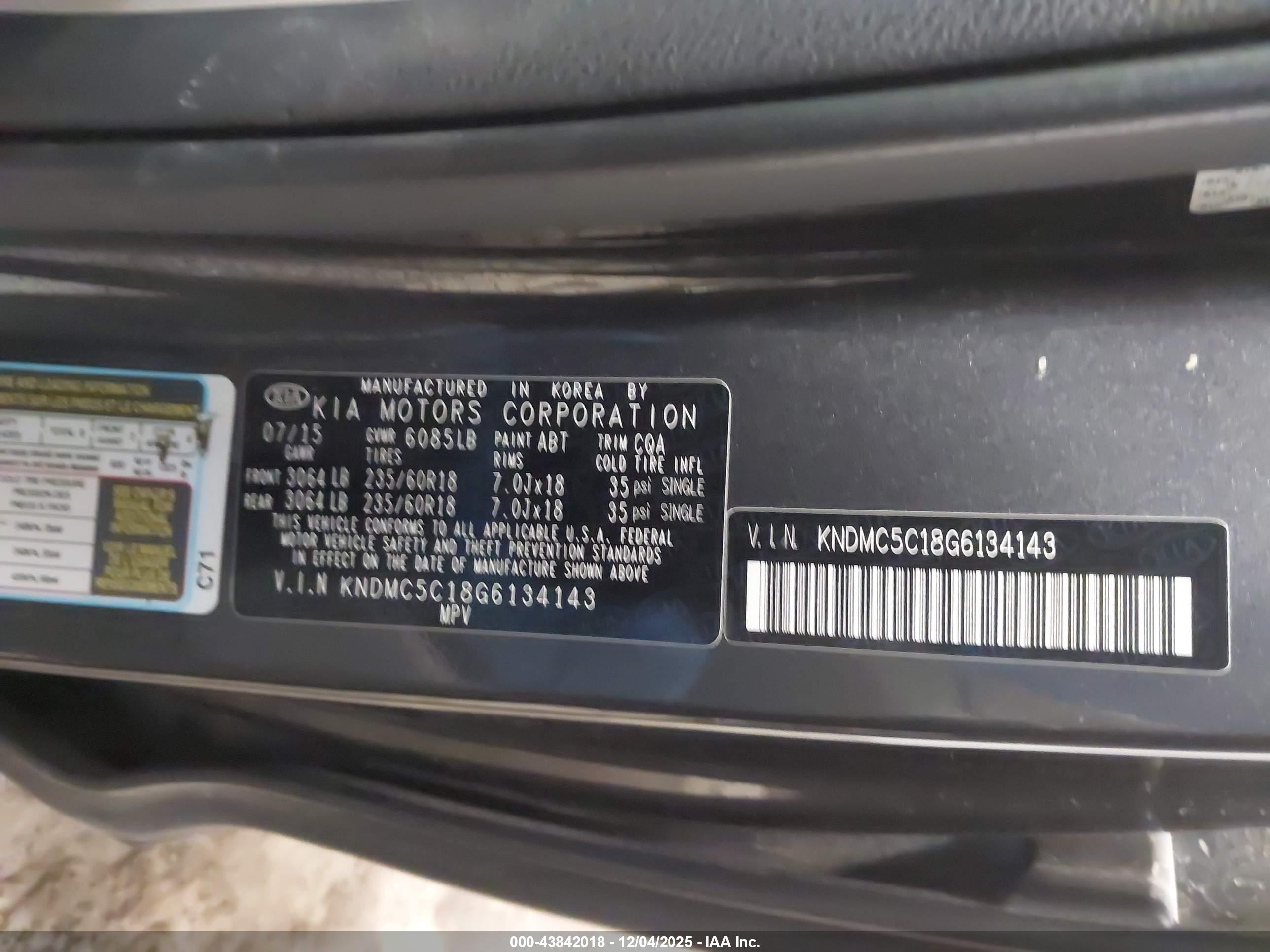 KIA SEDONA image 9