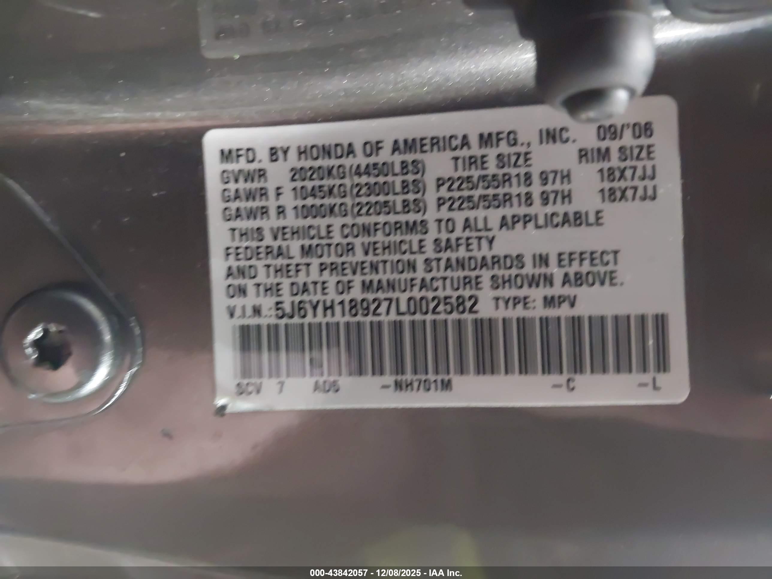 HONDA ELEMENT image 9