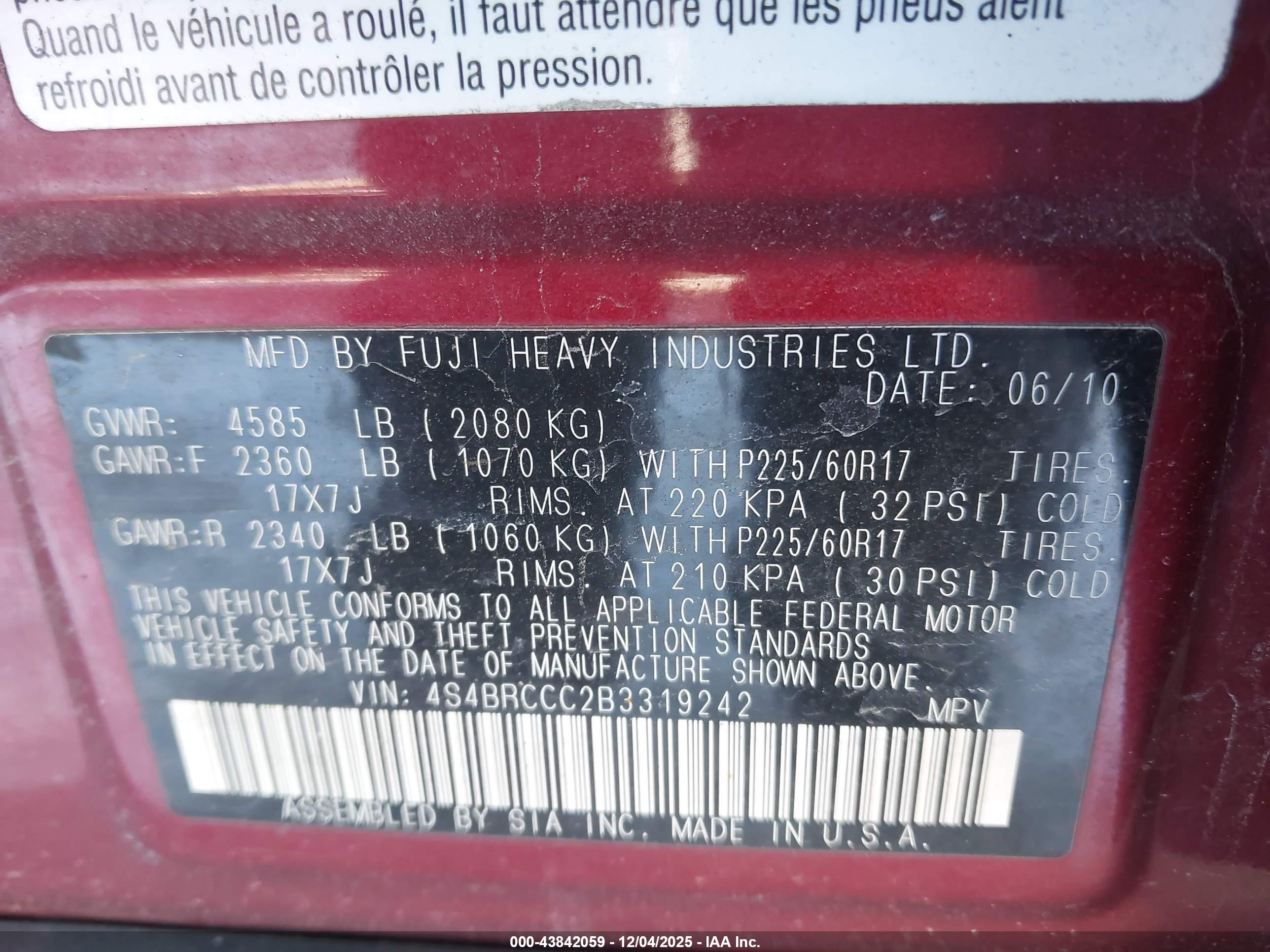 SUBARU OUTBACK image 9