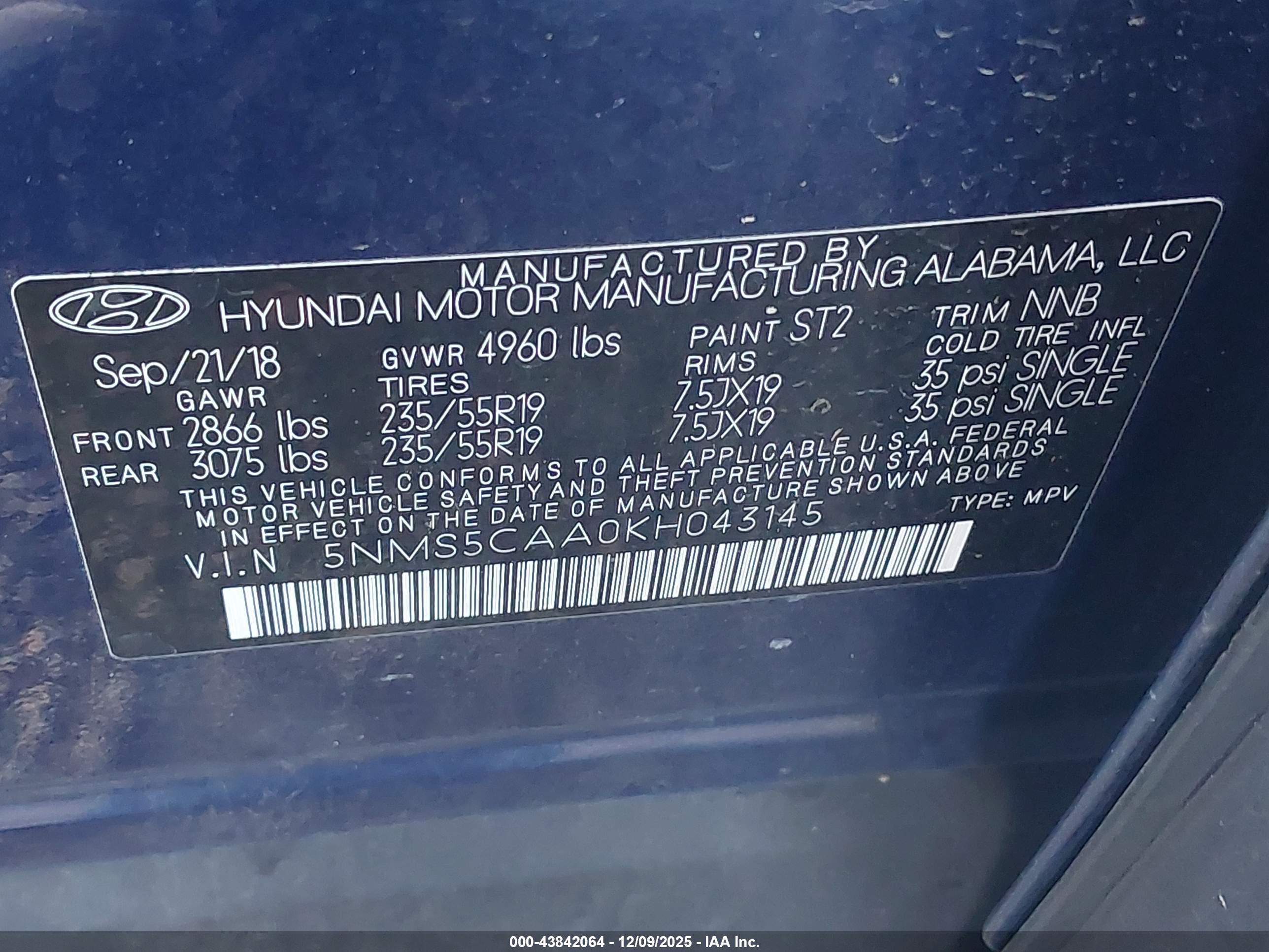 HYUNDAI SANTA image 9