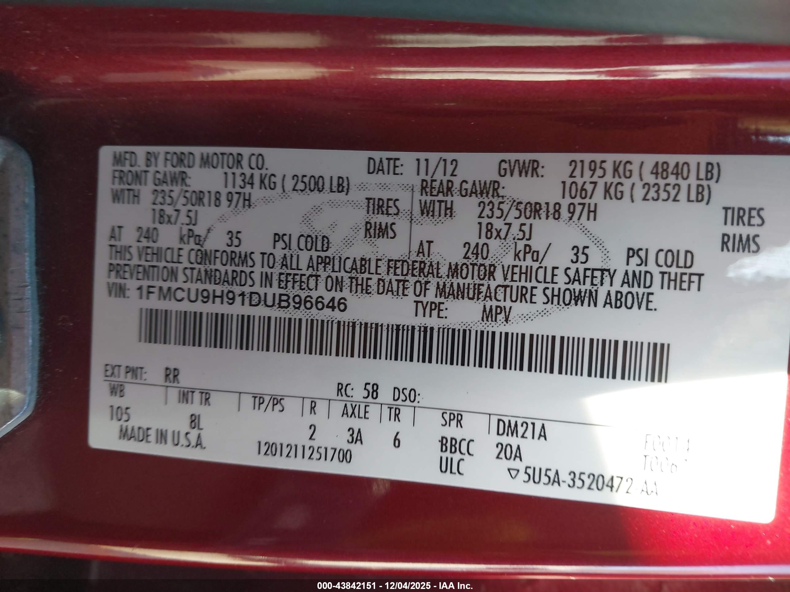 FORD ESCAPE image 9