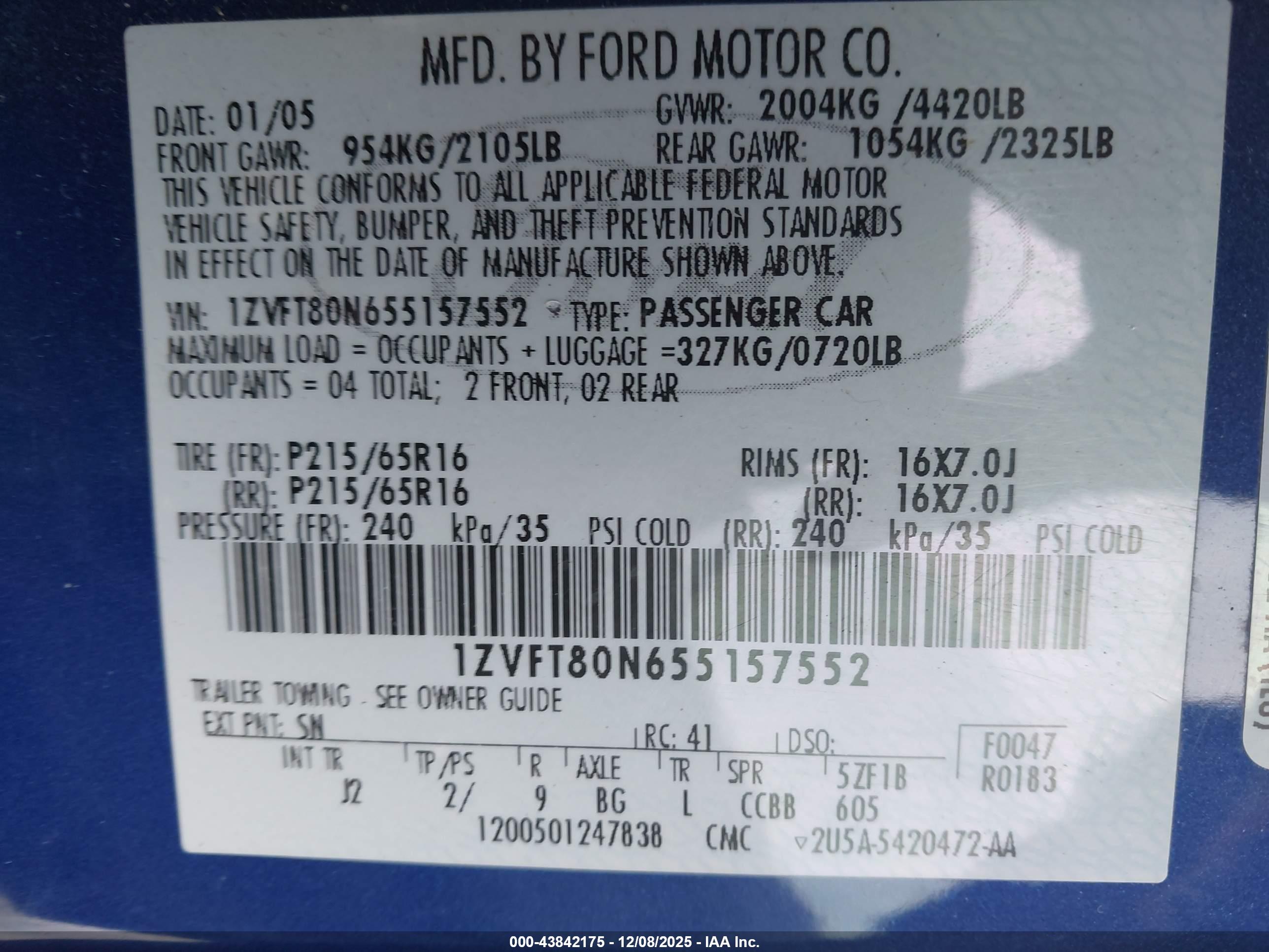 FORD MUSTANG image 9