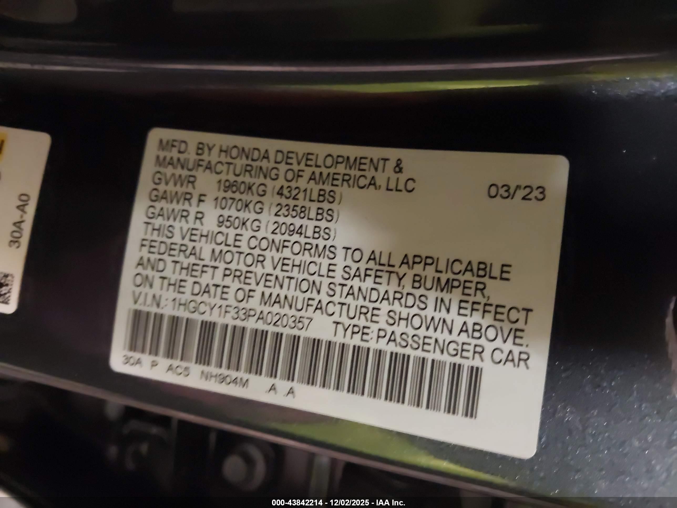 HONDA ACCORD image 9