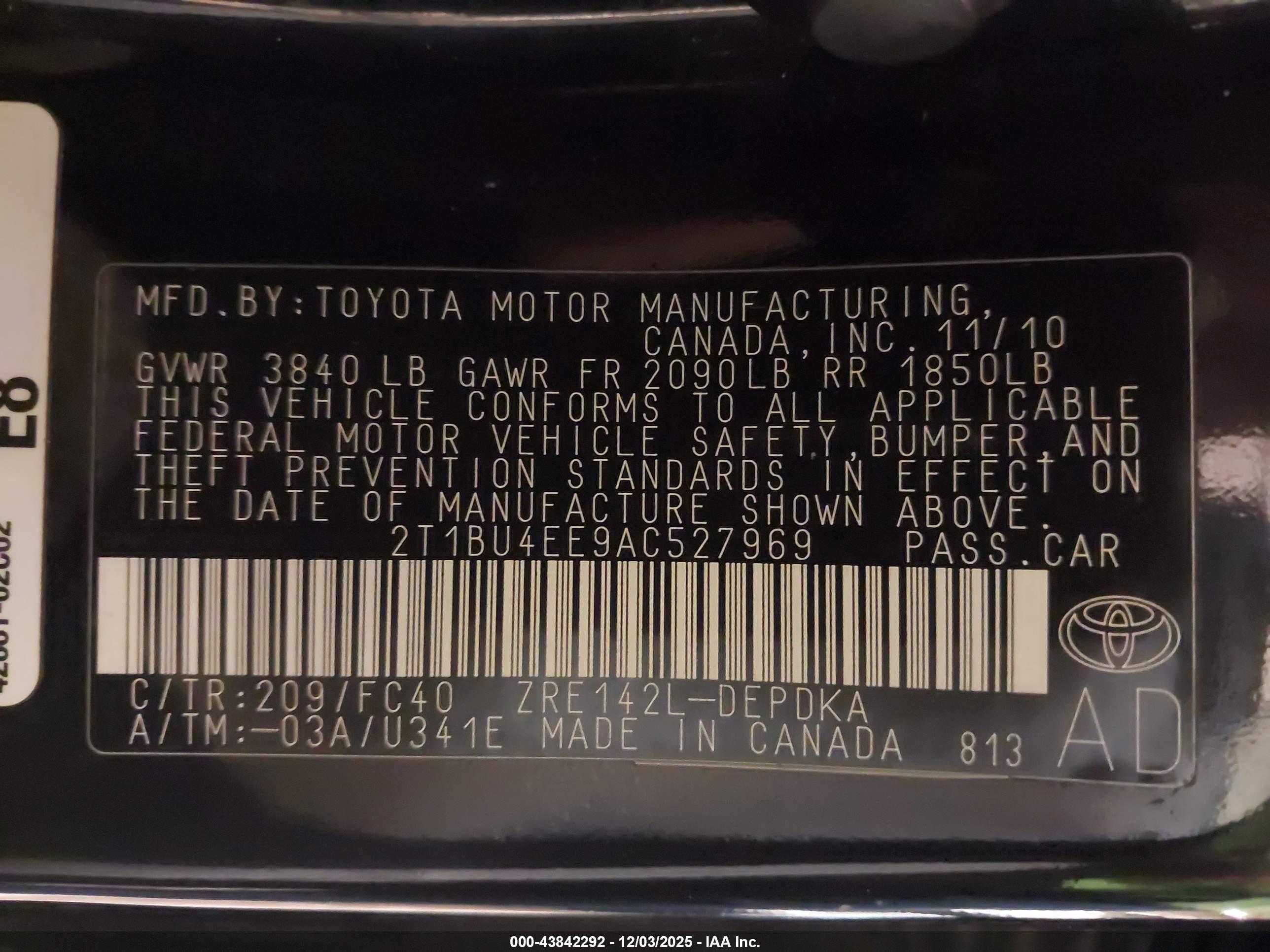 TOYOTA COROLLA image 9